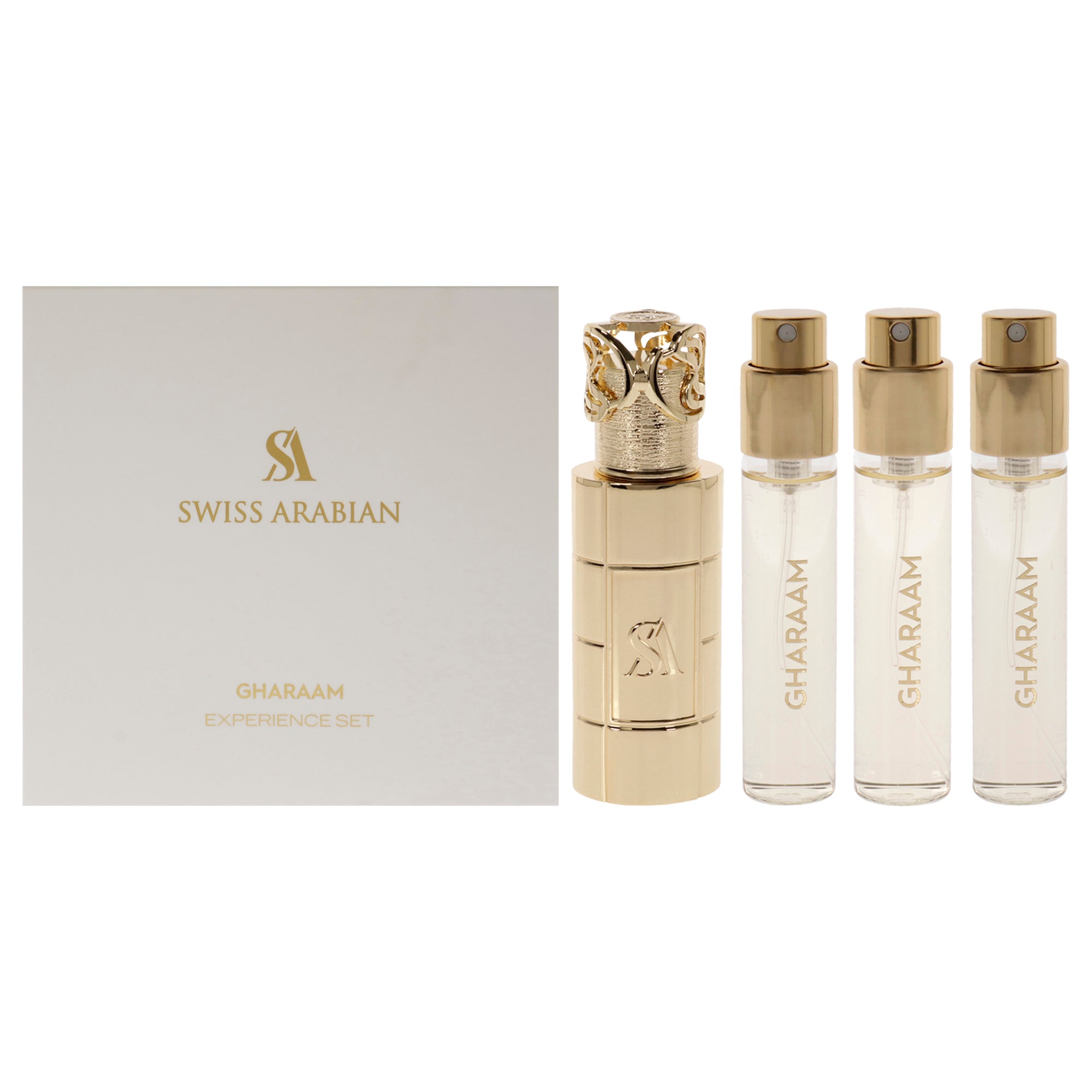 Swiss Arabian Gharaam 4 Pc Mini Gift Set-Thefragrancemart.com