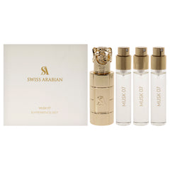 Swiss Arabian Musk 07 4 Pc Mini Gift Set-Thefragrancemart.com