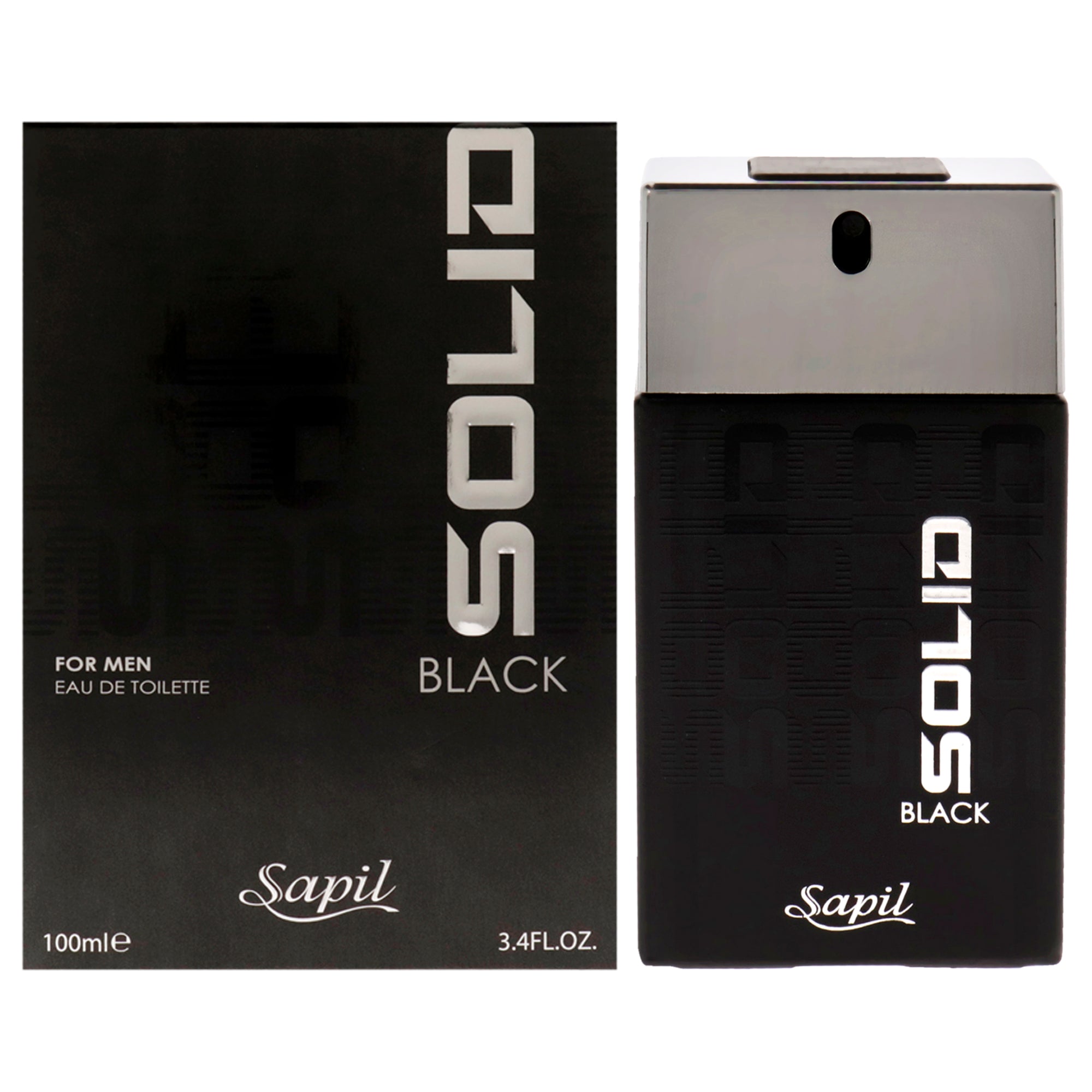 Sapil Solid Black Eau De Toilette-Thefragrancemart.com