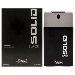 Sapil Solid Black Eau De Toilette-Thefragrancemart.com