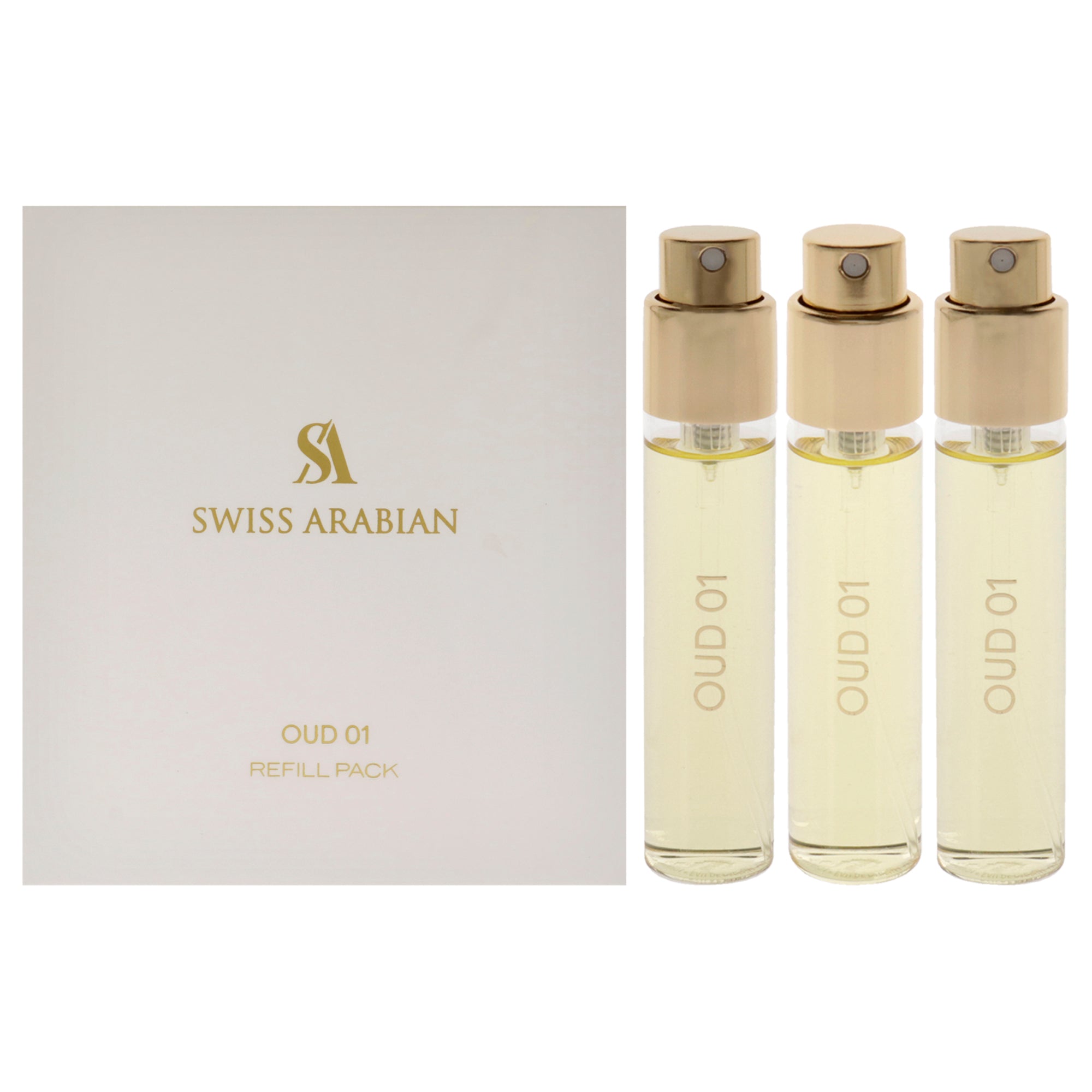 Swiss Arabian Oud 01 3 Pc Mini Gift Set-Thefragrancemart.com