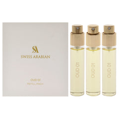 Swiss Arabian Oud 01 3 Pc Mini Gift Set-Thefragrancemart.com