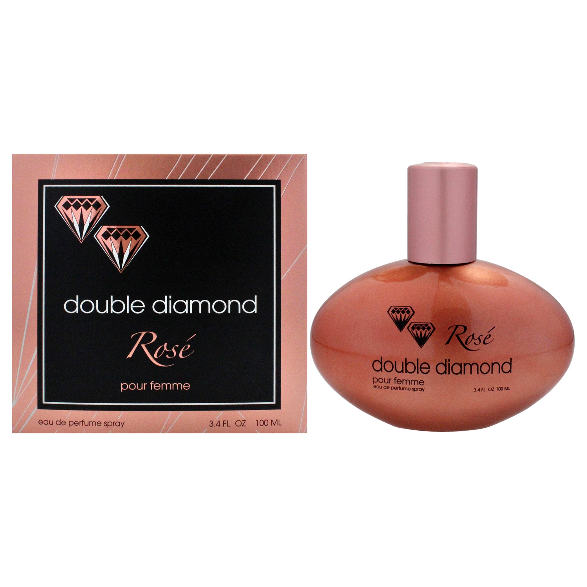 Double Diamond Rose Eau De Parfum-Thefragrancemart.com