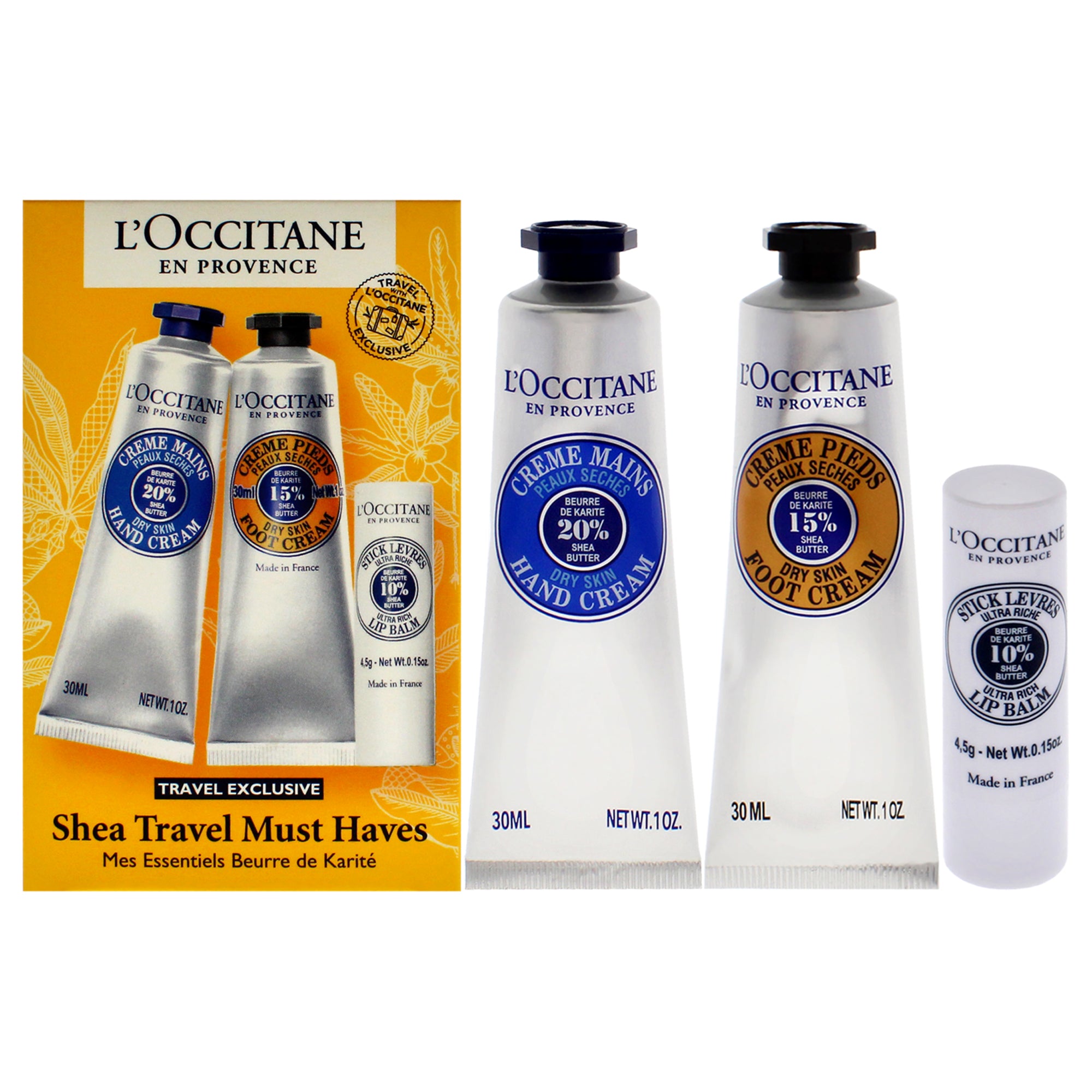 LOccitane Shea Travel Must Haves Set -Thefragrancemart.com
