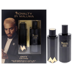 Royalty By Maluma Onyx 2 Pc Gift Set-Thefragrancemart.com