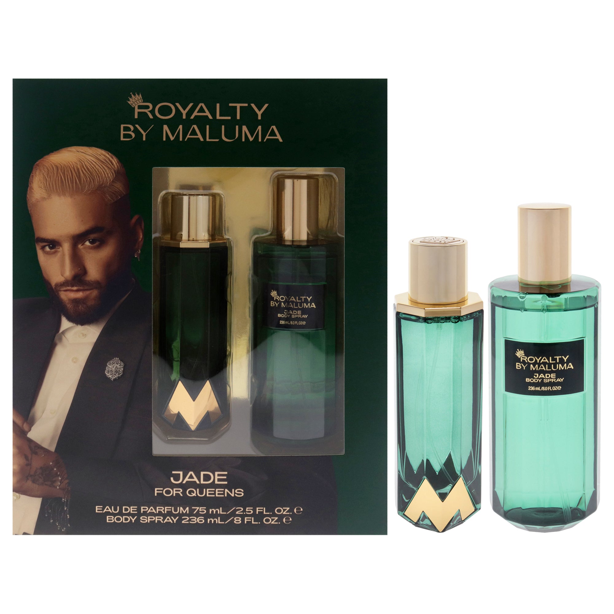 Royalty By Maluma Jade 2 Pc Gift Set-Thefragrancemart.com