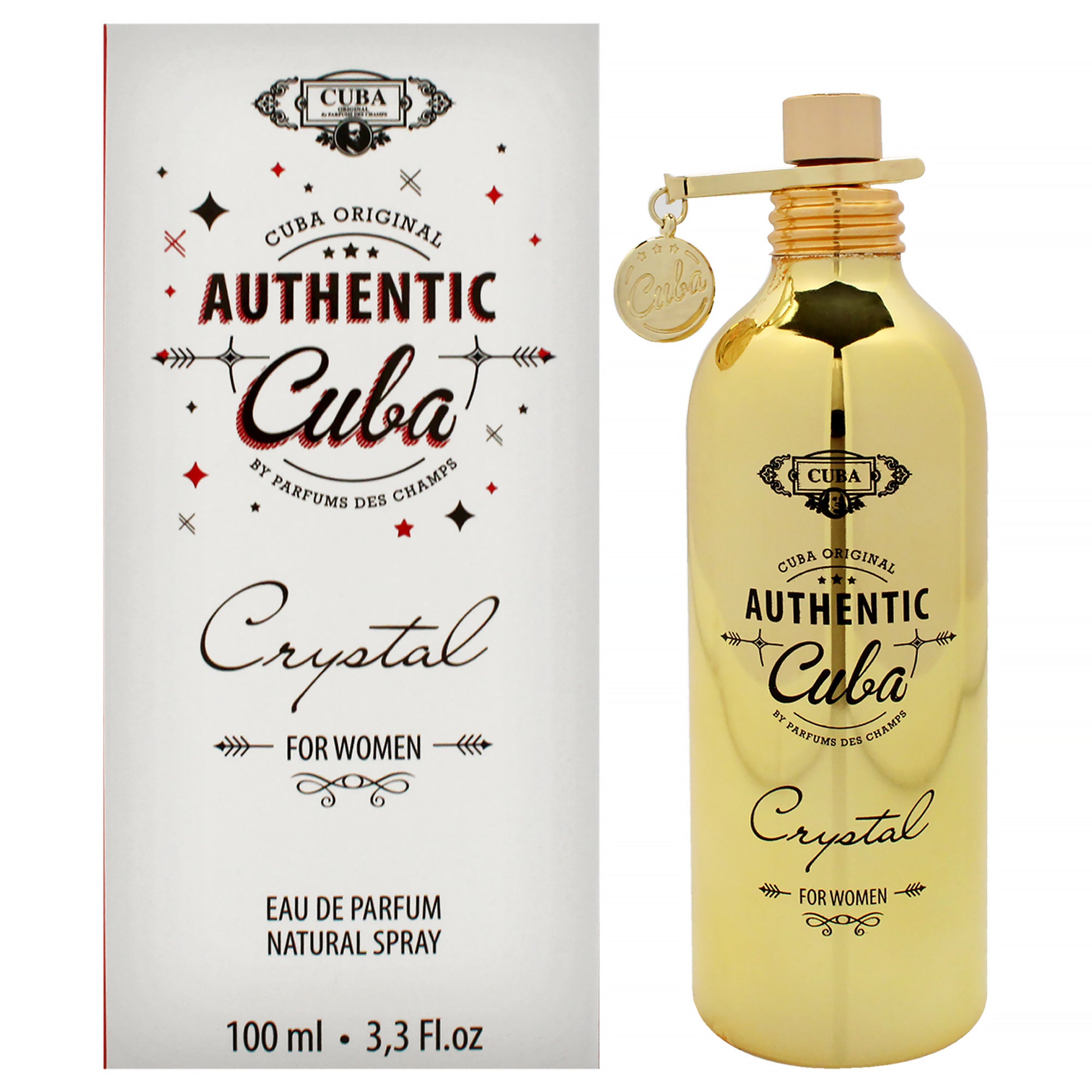 Cuba Authentic Crystal Eau De Parfum-Thefragrancemart.com
