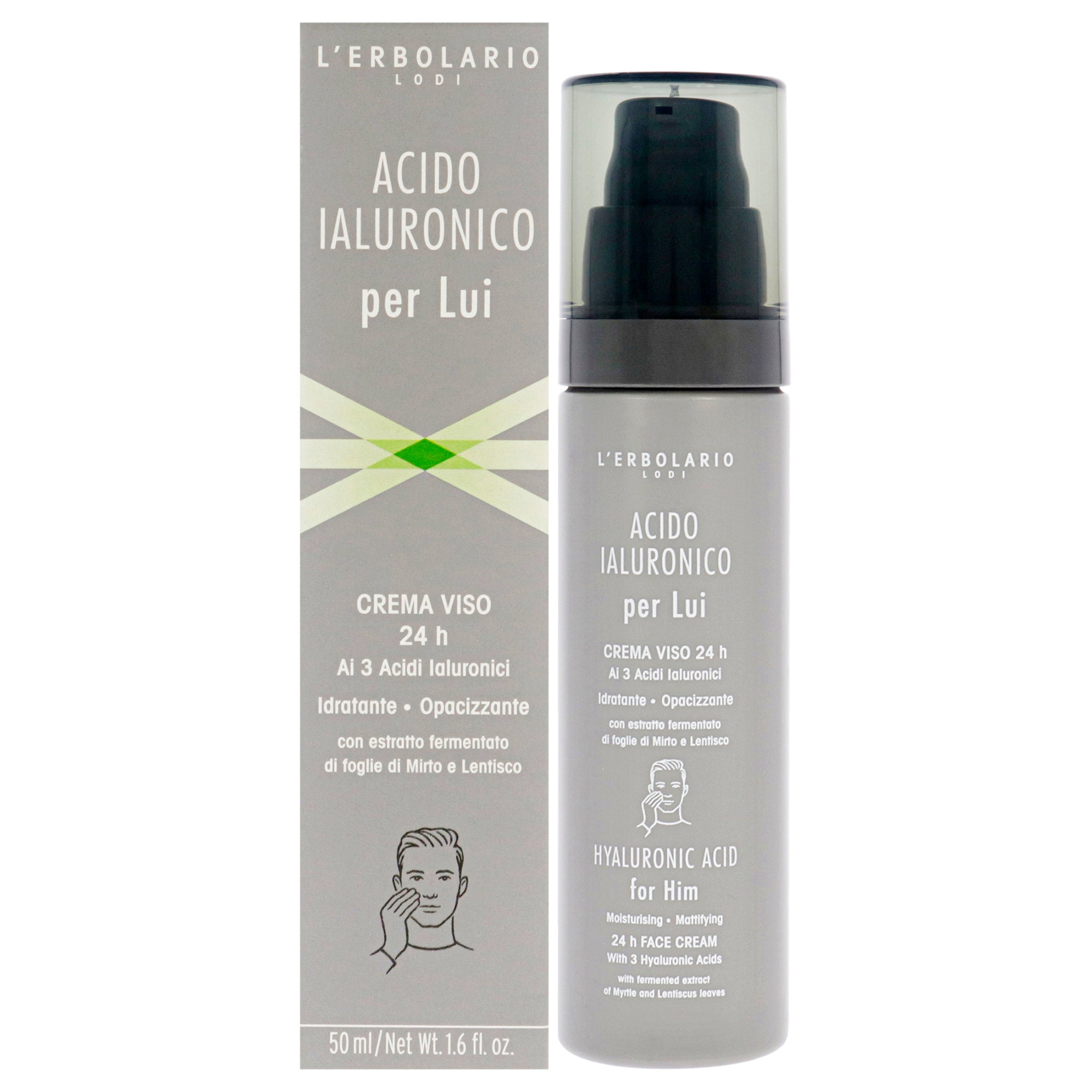 LErbolario Hyaluronic Acid Moisturisin Mattifying Face Cream -Thefragrancemart.com