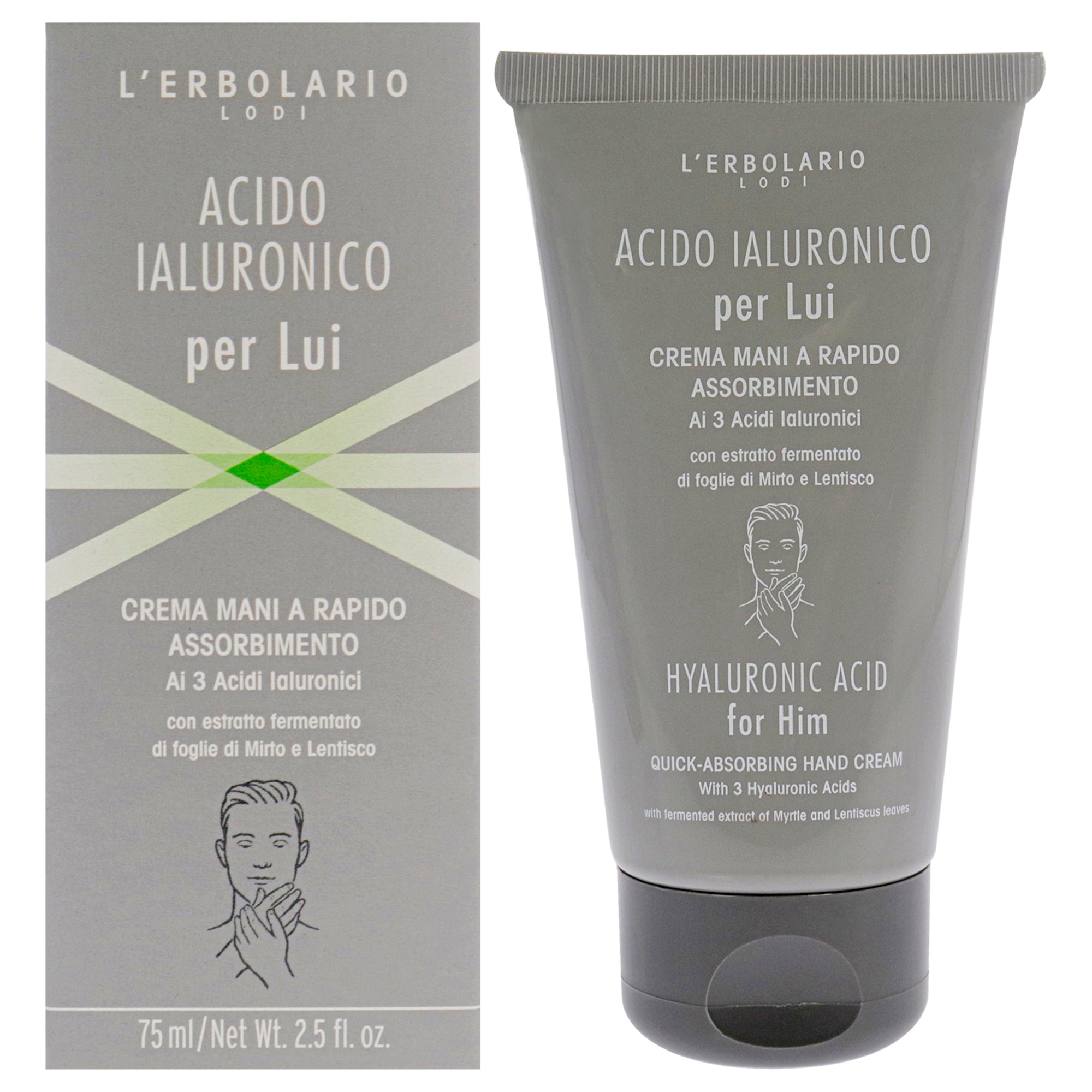 LErbolario Hyaluronic Acid Quick-Absorbing Hand Cream -Thefragrancemart.com