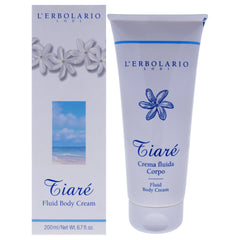 LErbolario Fluid Body Cream - Tiare -Thefragrancemart.com
