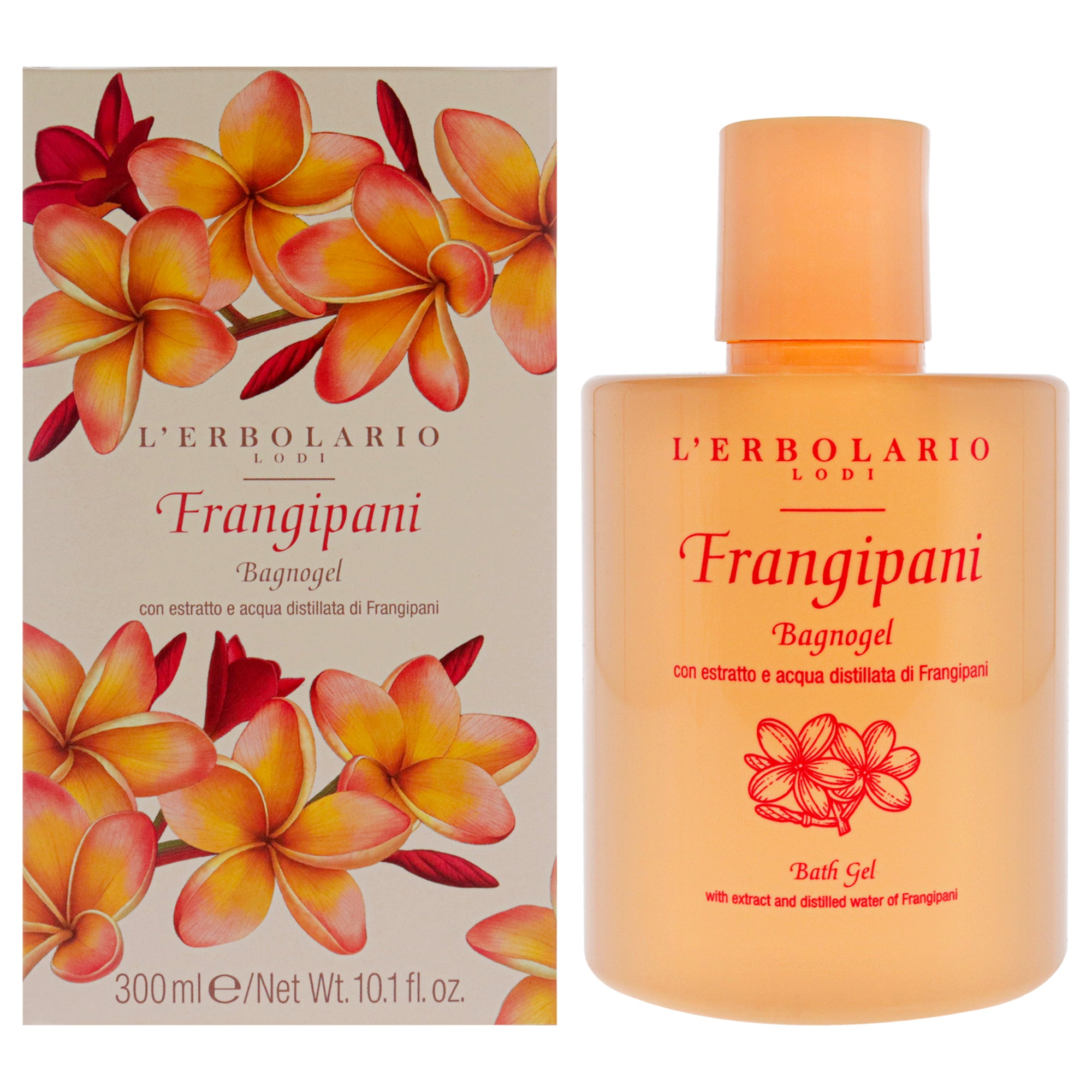 LErbolario Bath Gel - Frangipani -Thefragrancemart.com