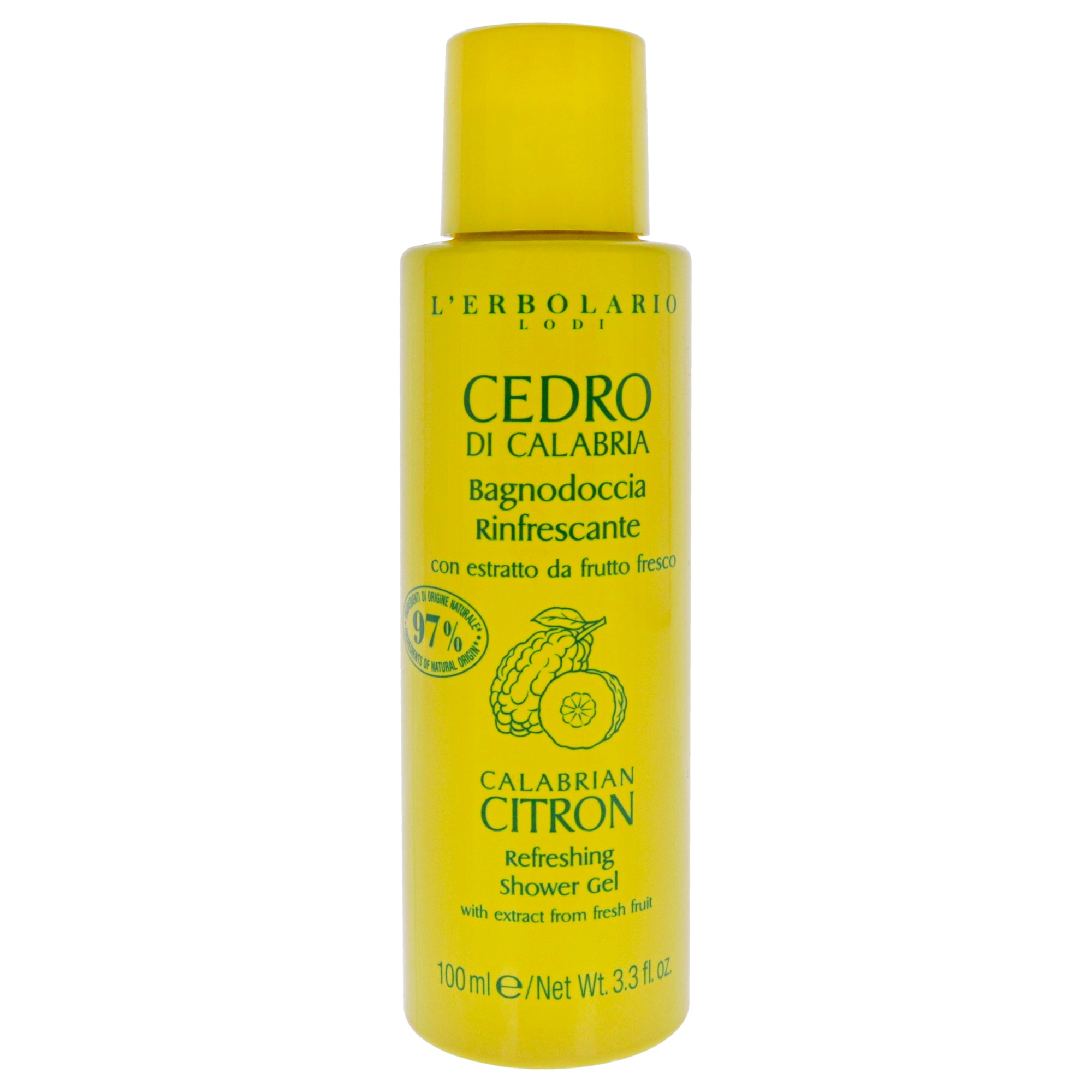 LErbolario Refreshing Shower Gel - Calabrian Citron -Thefragrancemart.com