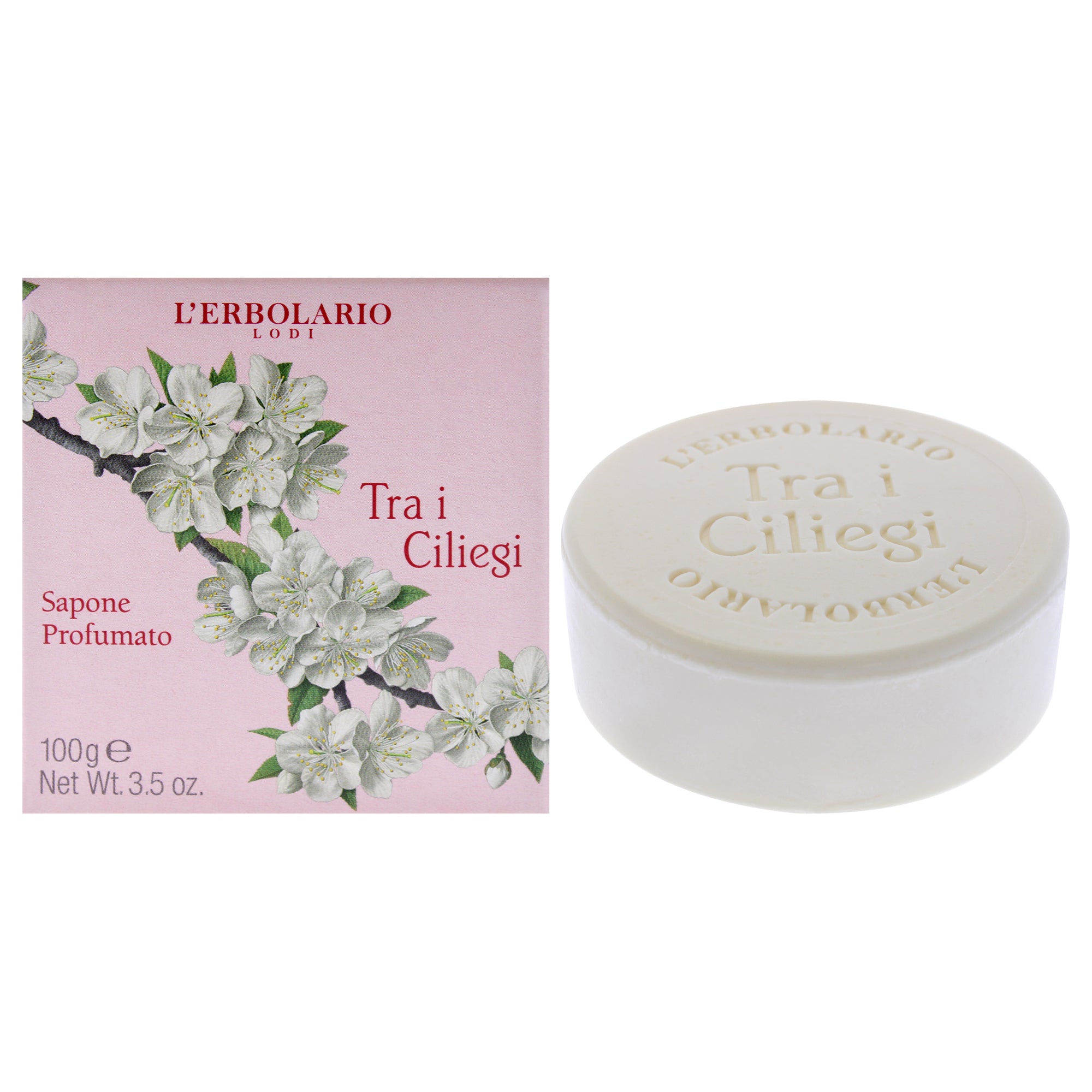 LErbolario Perfumed Soap - Tra I Ciliegi -Thefragrancemart.com