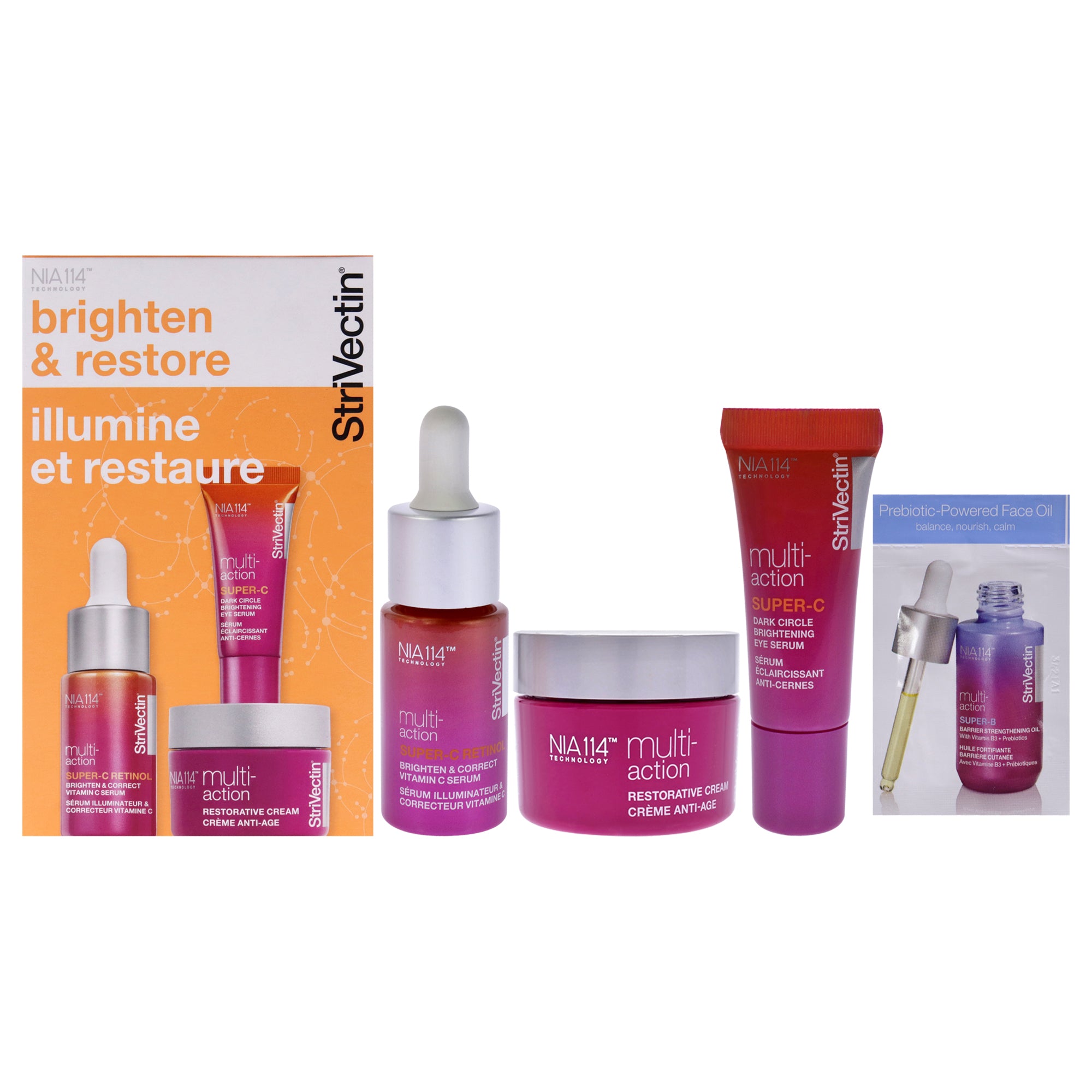 Strivectin Power Starters Multi-Action Brighten and Restore Trio -Thefragrancemart.com