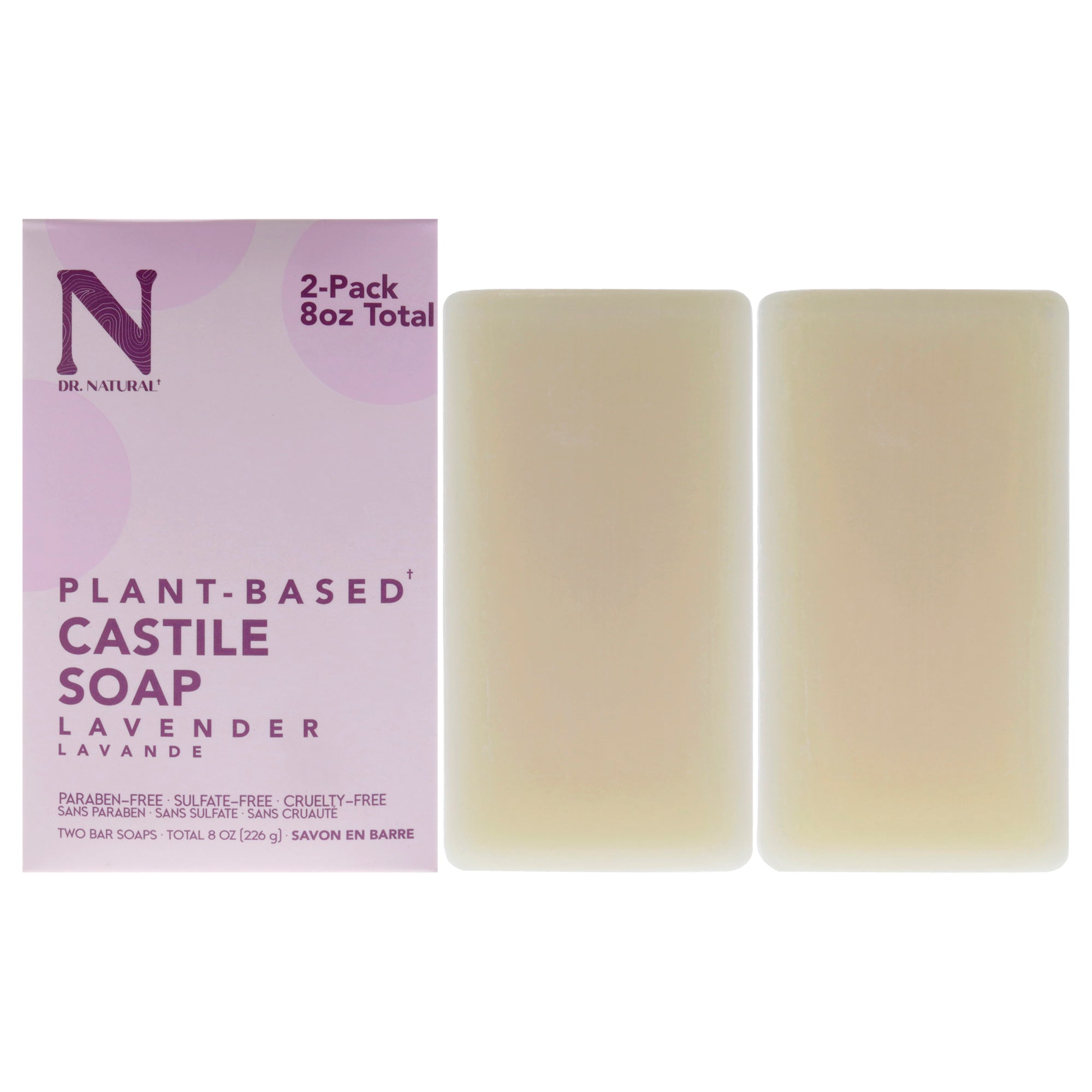 Dr. Natural Castile Bar Soap - Lavender -Thefragrancemart.com
