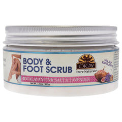 Okay Body and Foot Scrub Himalayan Pink Salt - Lavender -Thefragrancemart.com