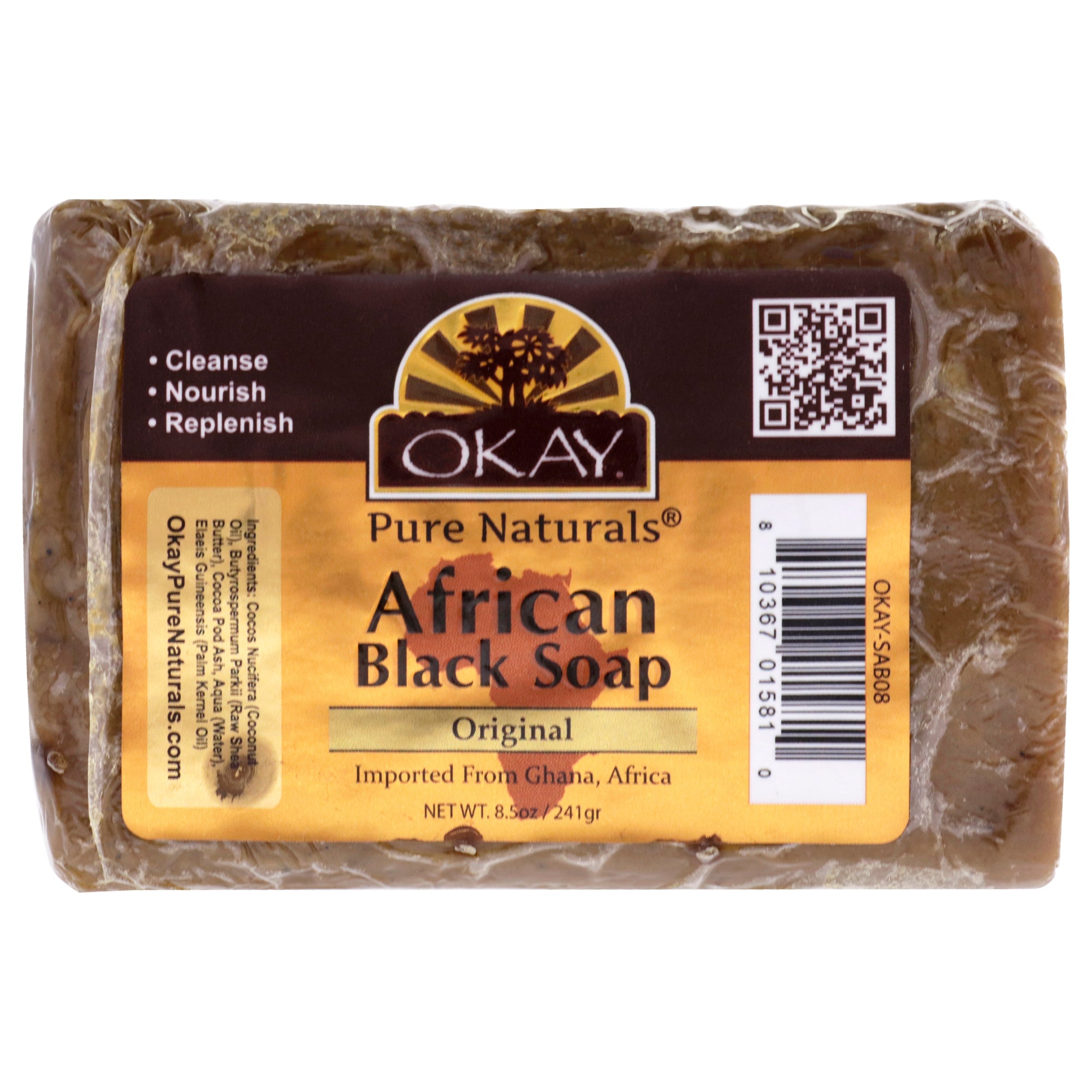 Okay African Black Original Soap -Thefragrancemart.com