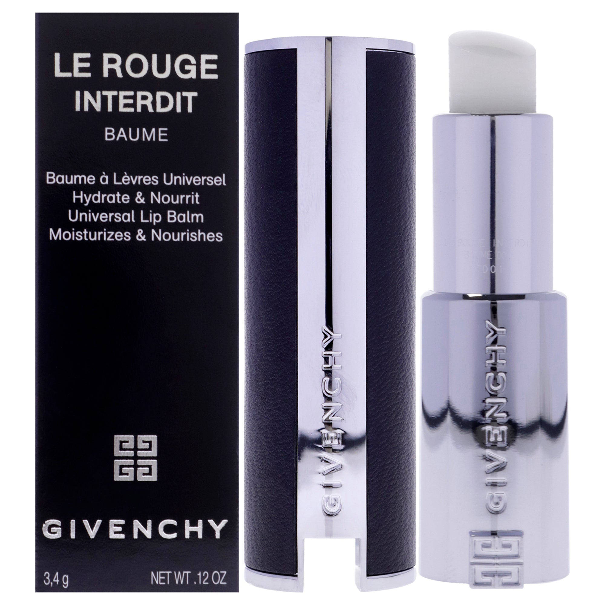 Givenchy Le Rouge Interdit Baume Lip Balm - 00 Natural Finish -Thefragrancemart.com