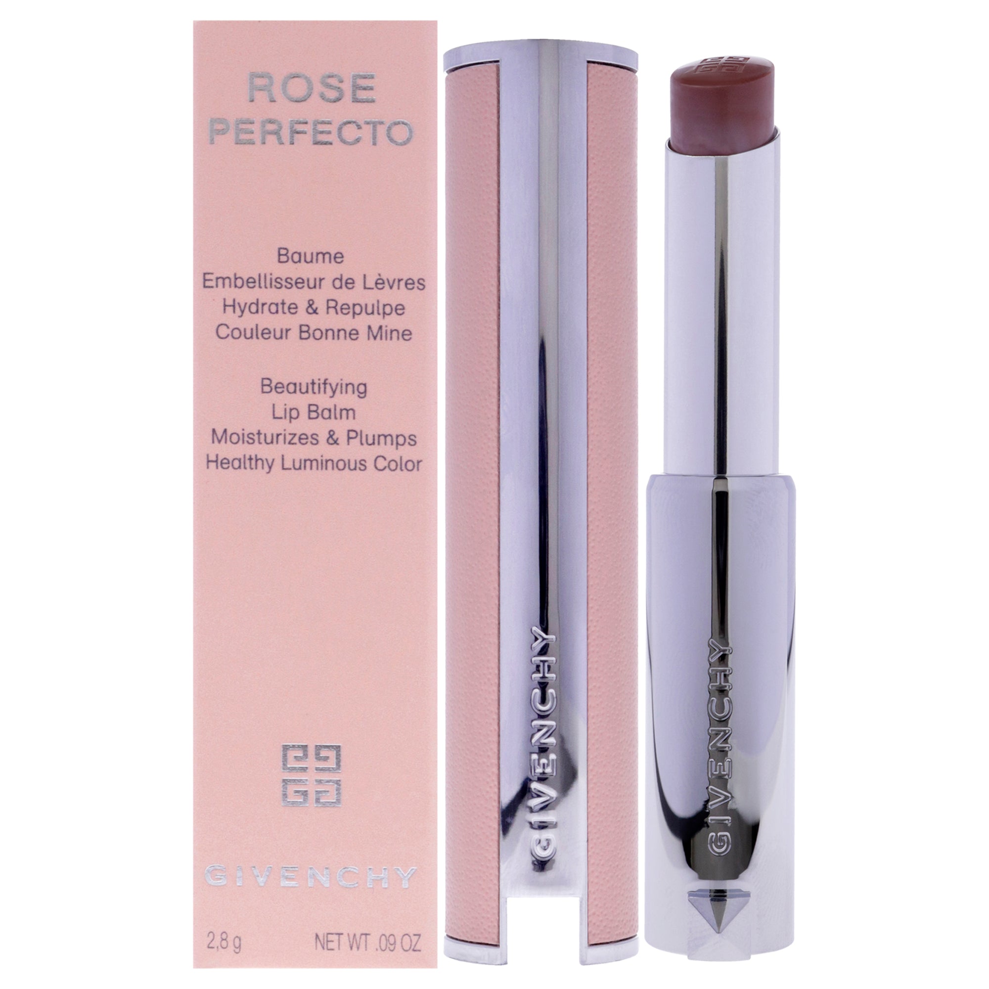 Givenchy Rose Perfecto Beautifying Lip Balm - 111 Soft Nude -Thefragrancemart.com