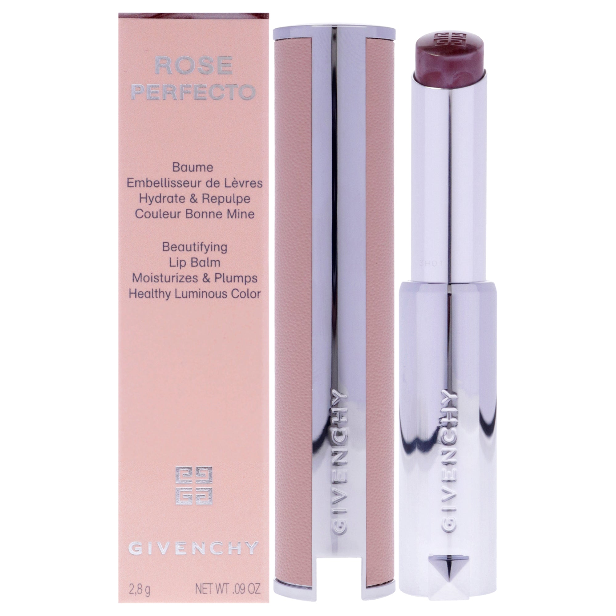 Givenchy Rose Perfecto Beautifying Lip Balm - 117 Chilling Brown -Thefragrancemart.com