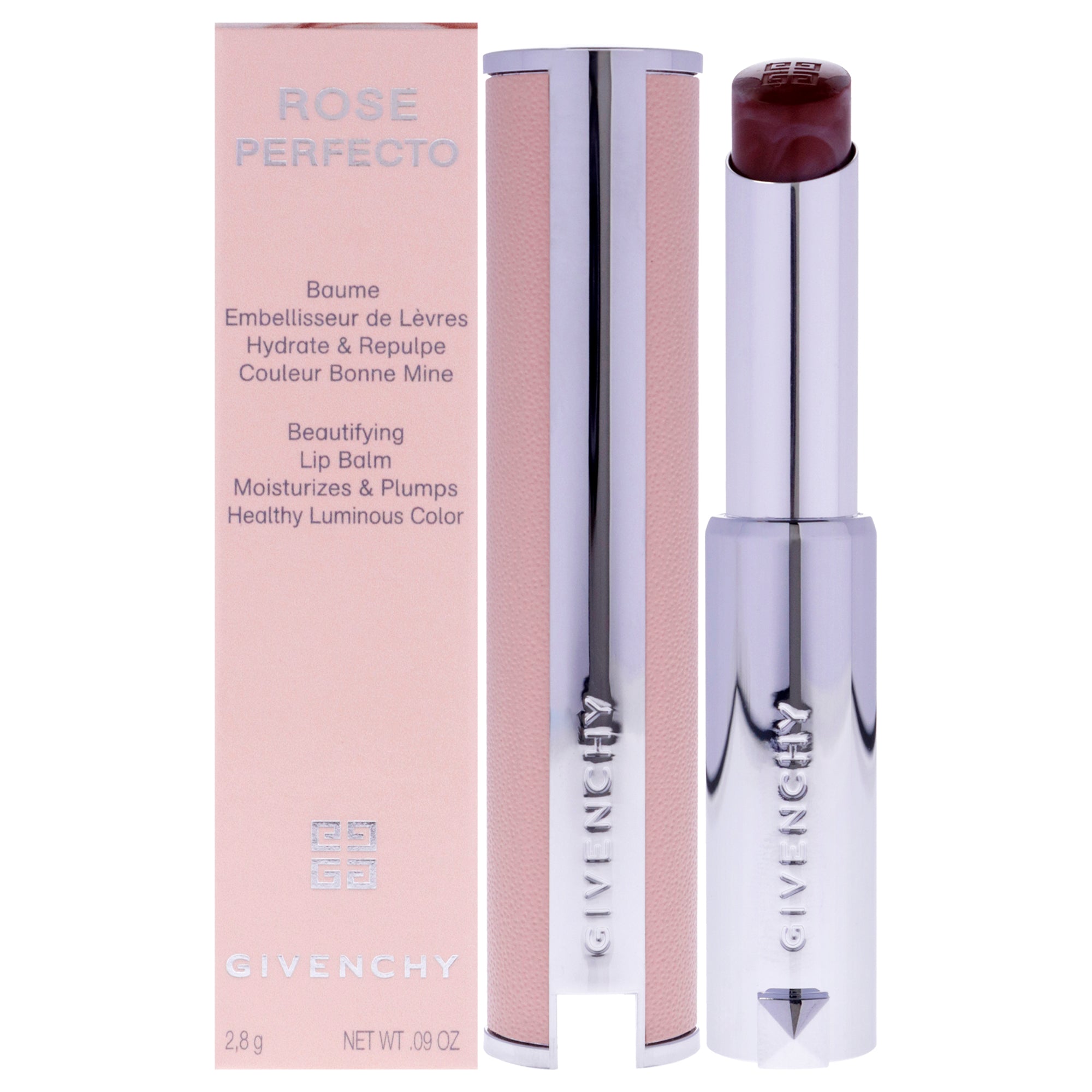 Givenchy Rose Perfecto Beautifying Lip Balm - 501 Spicy Brown -Thefragrancemart.com
