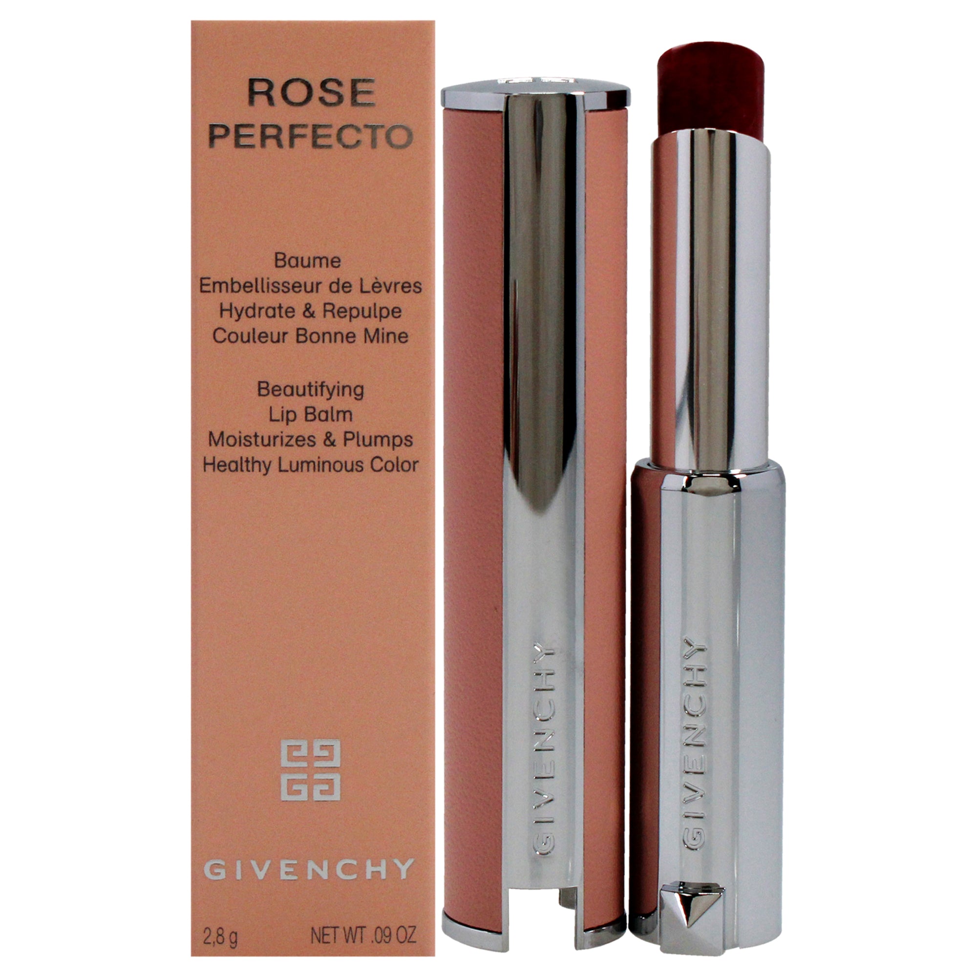 Givenchy Rose Perfecto Plumping Lip Balm - 37 Rouge Graine -Thefragrancemart.com