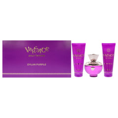 Versace Dylan Purple 4 Pc Gift Set-Thefragrancemart.com