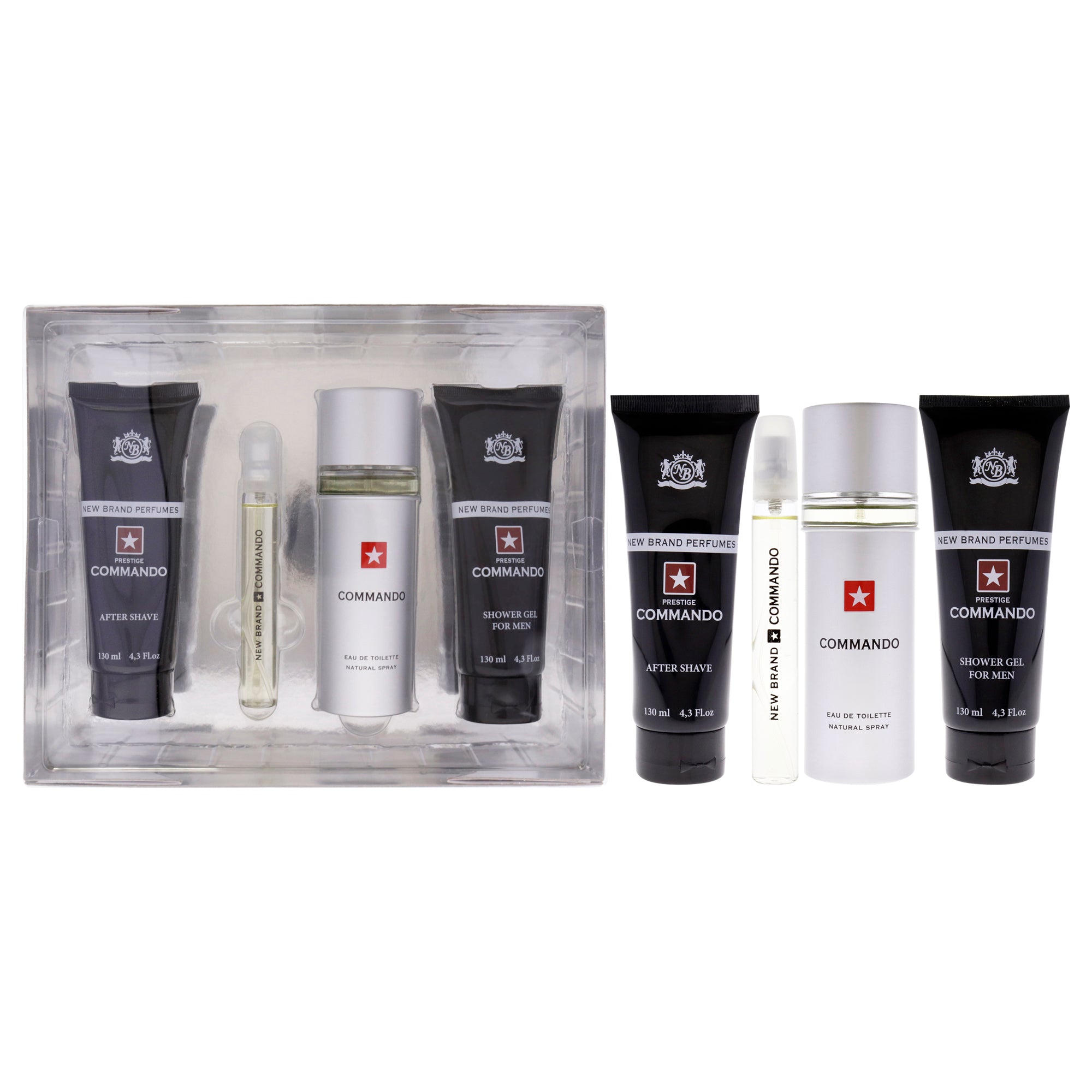 New Brand Prestige Commando 4 Pc Gift Set-Thefragrancemart.com