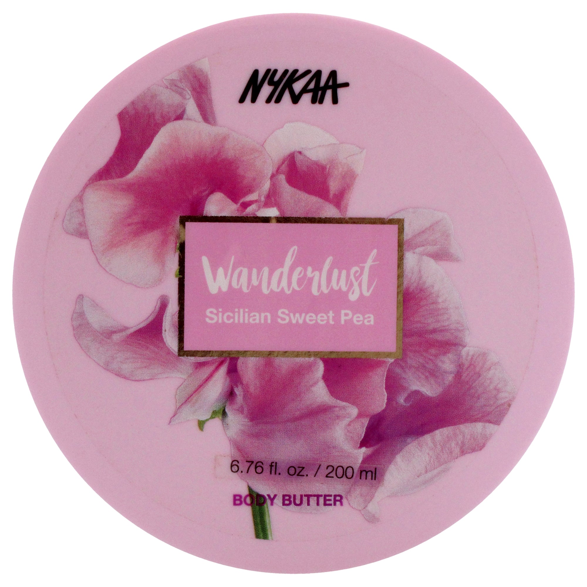 Nykaa Naturals Wanderlust Body Butter - Sicilian Sweet Pea -Thefragrancemart.com