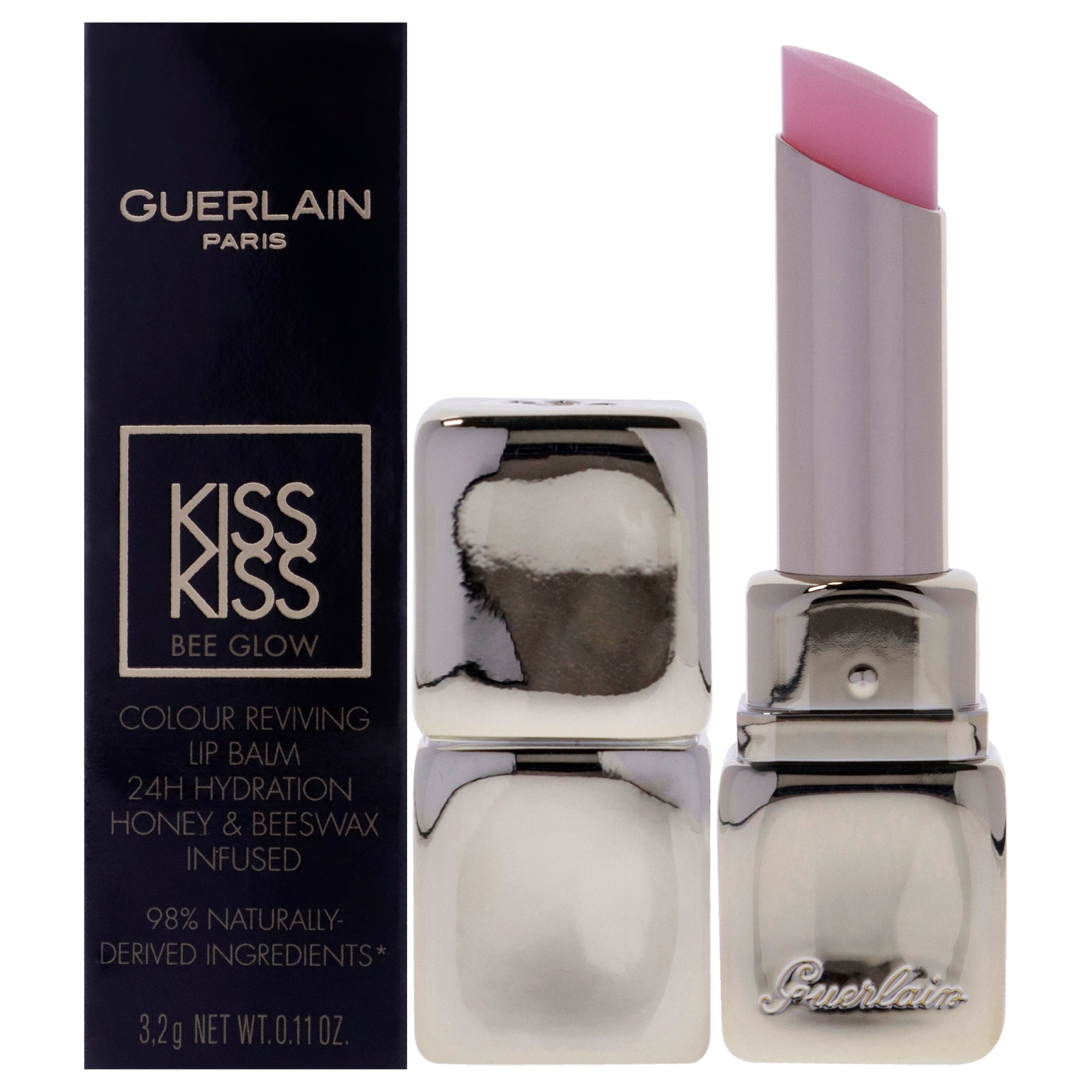 Guerlain Kiss Kiss Bee Glow Lip Blam - 258 Rose Glow -Thefragrancemart.com