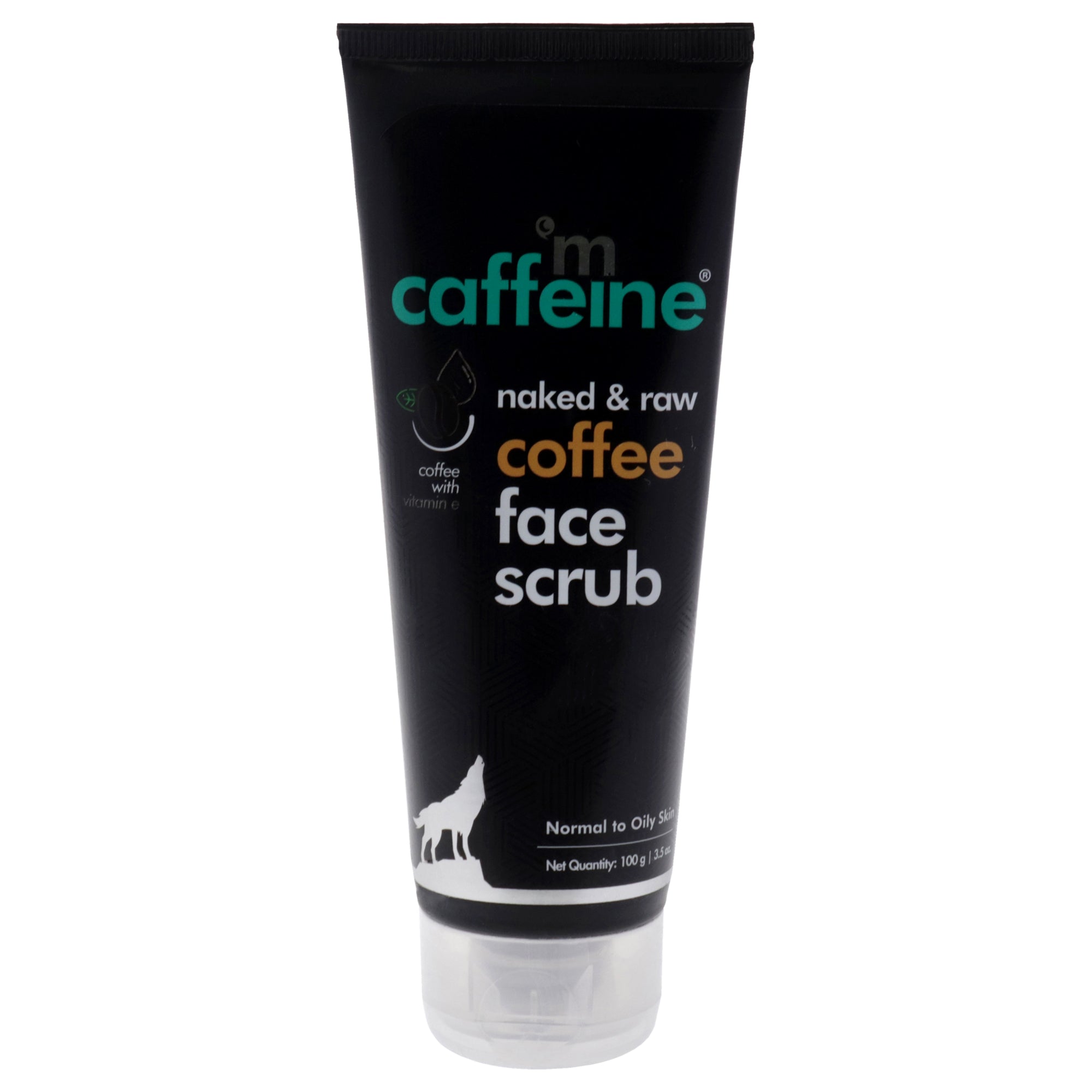 mCaffeine Naked and Raw Coffee Face Scrub - Vitamin E -Thefragrancemart.com