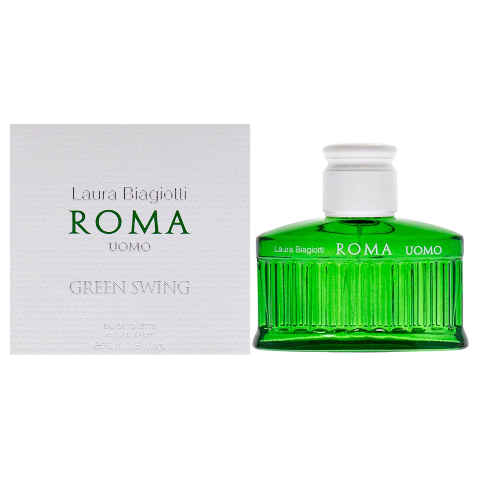 Laura Biagiotti Roma Uomo Green Swing Eau De Toilette-Thefragrancemart.com
