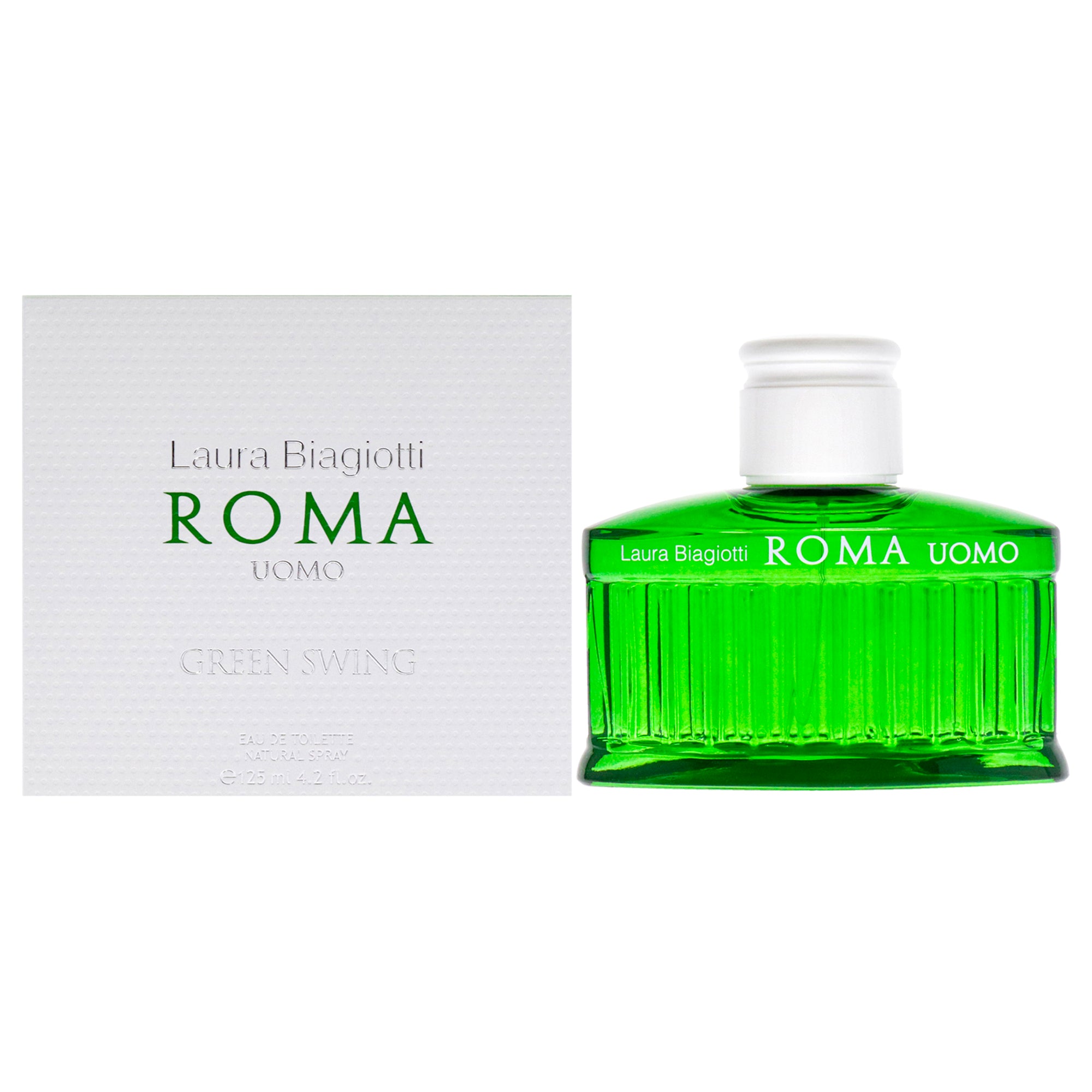 Laura Biagiotti Roma Uomo Green Swing Eau De Toilette-Thefragrancemart.com