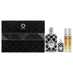 Orientica Oud Saffron 4 Pc Gift Set-Thefragrancemart.com