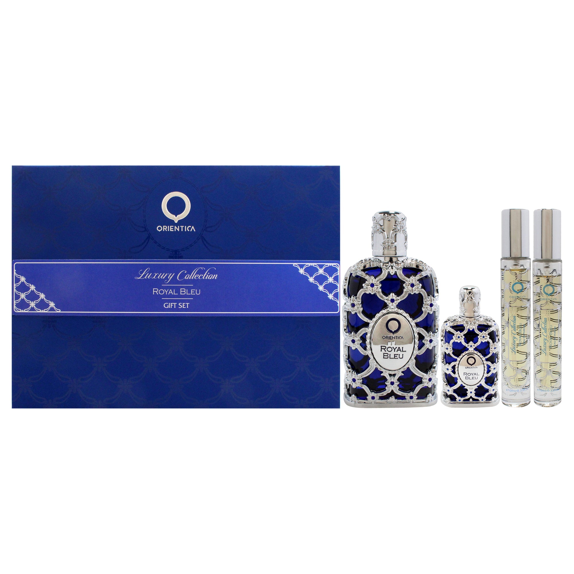 Orientica Royal Bleu 4 Pc Gift Set-Thefragrancemart.com
