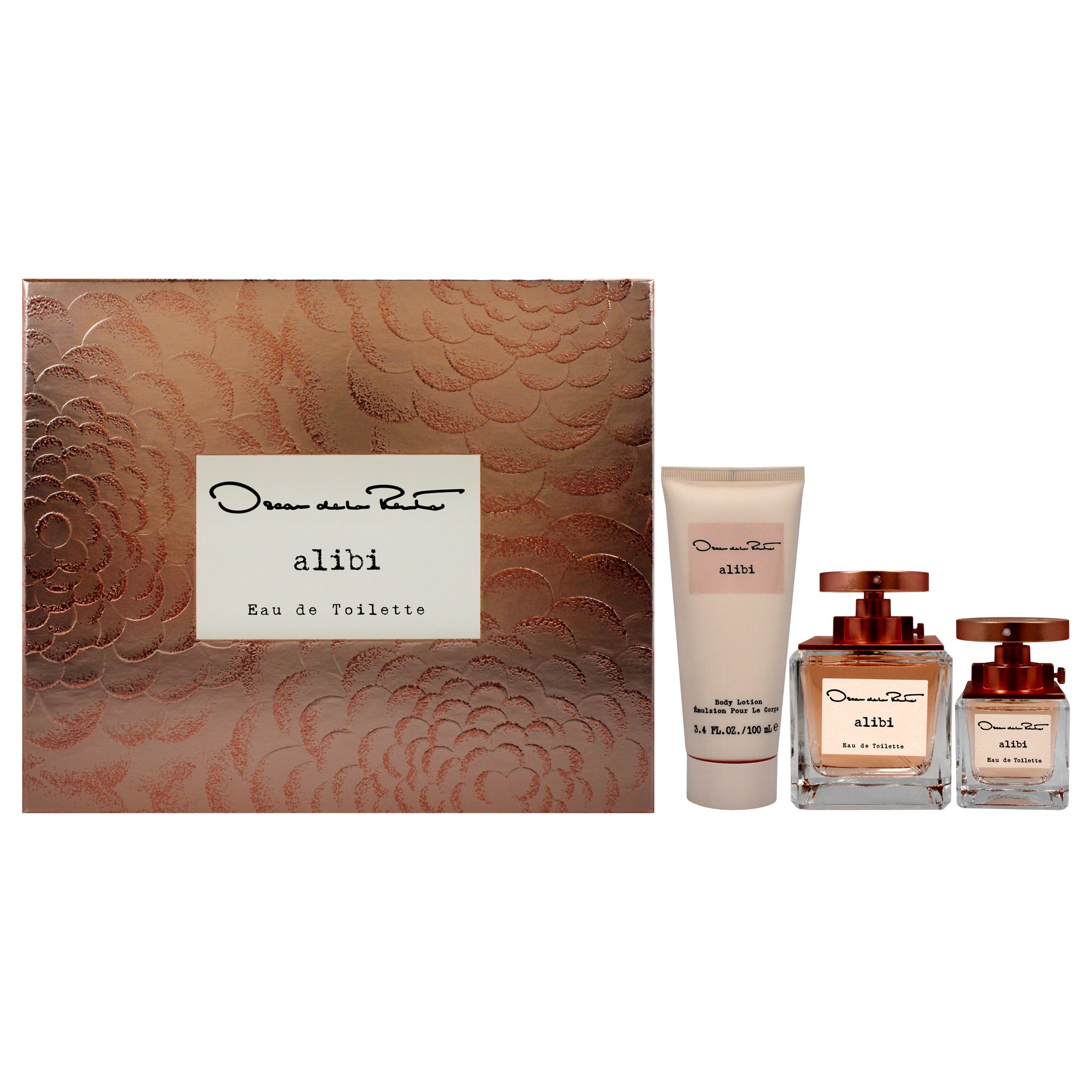 Oscar De La Renta Alibi 3 Pc Gift Set-Thefragrancemart.com