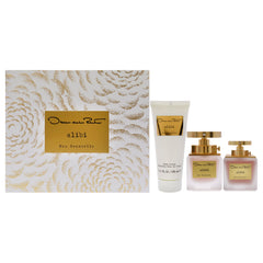 Oscar De La Renta Alibi Eau Sensuelle 3 Pc Gift Set-Thefragrancemart.com