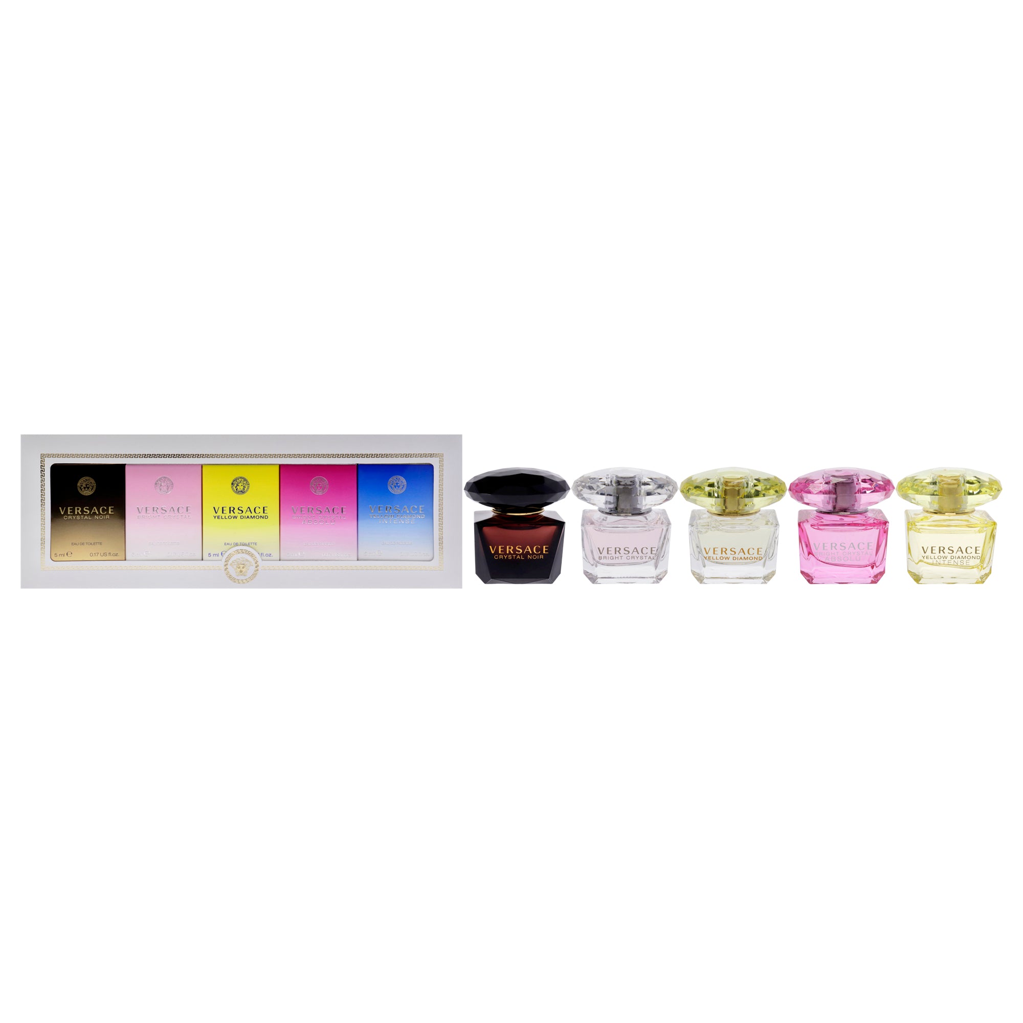Versace Miniatures Collection 5 Pc Mini Gift Set-Thefragrancemart.com
