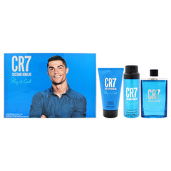 Cristiano Ronaldo Play It Cool 3 Pc Gift Set-Thefragrancemart.com