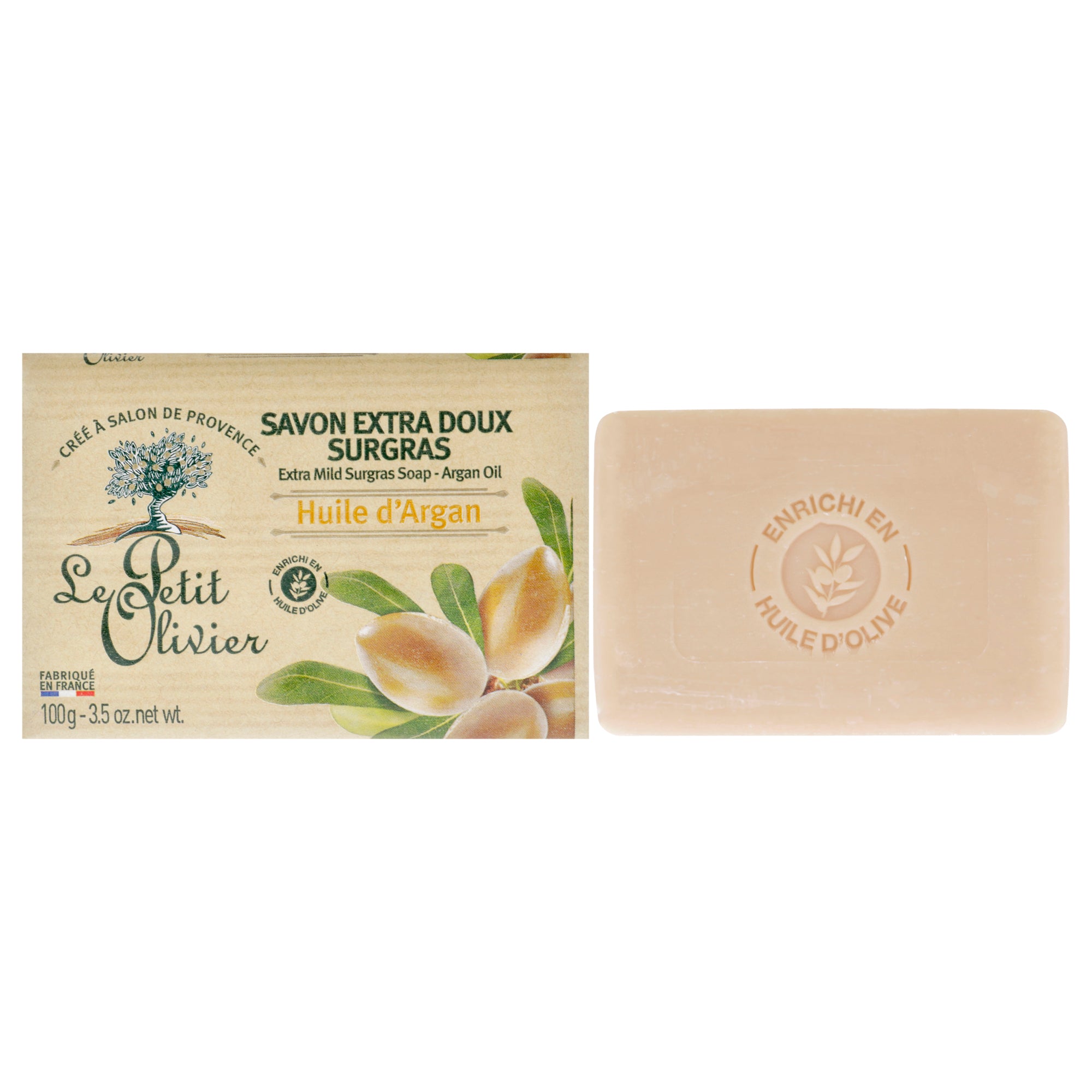 Le Petit Olivier Extra Mild Surgras Soap - Argan Oil -Thefragrancemart.com