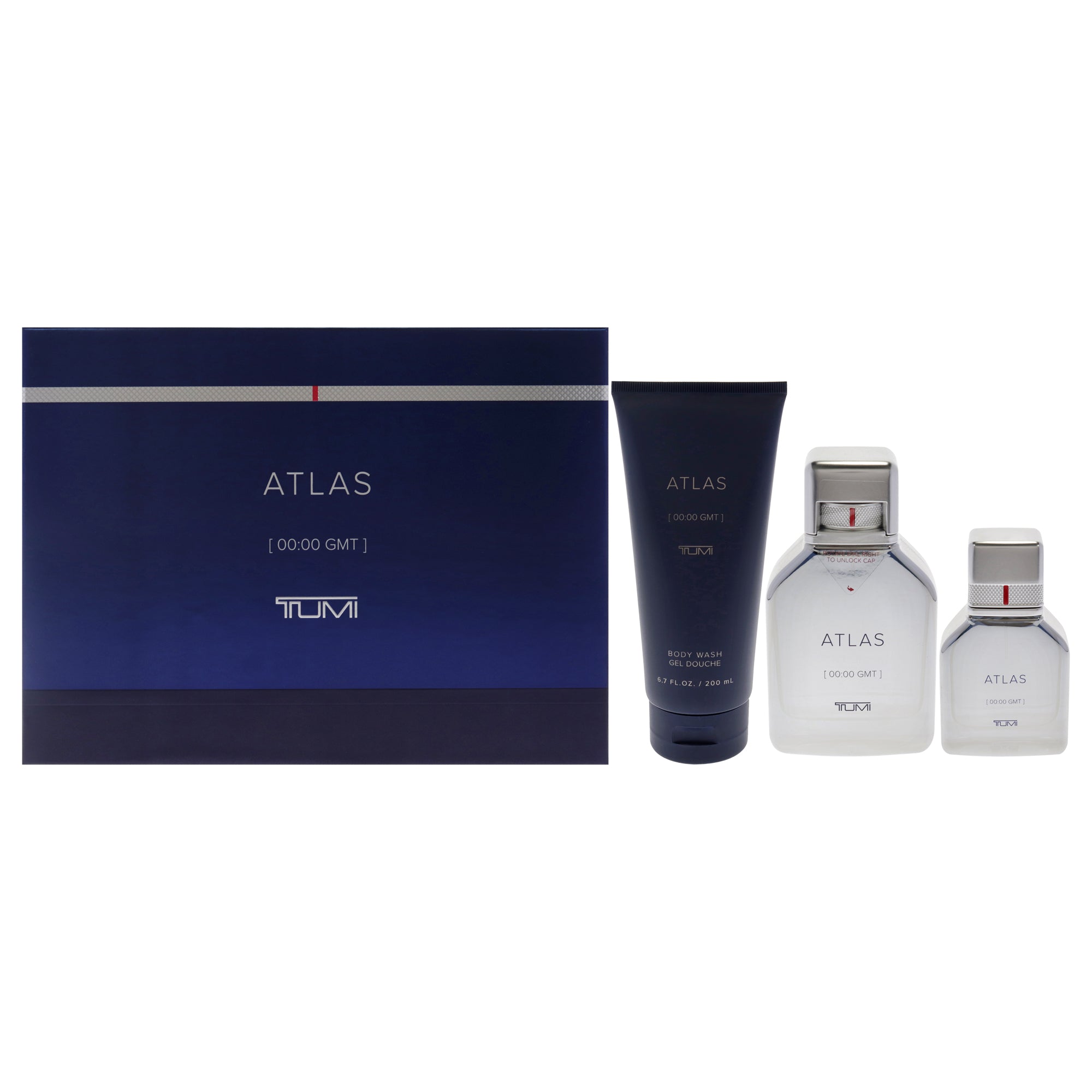 Tumi Atlas 3 Pc Gift Set-Thefragrancemart.com