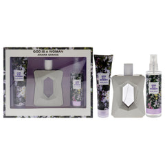 Ariana Grande God Is A Woman 3 Pc Gift Set-Thefragrancemart.com