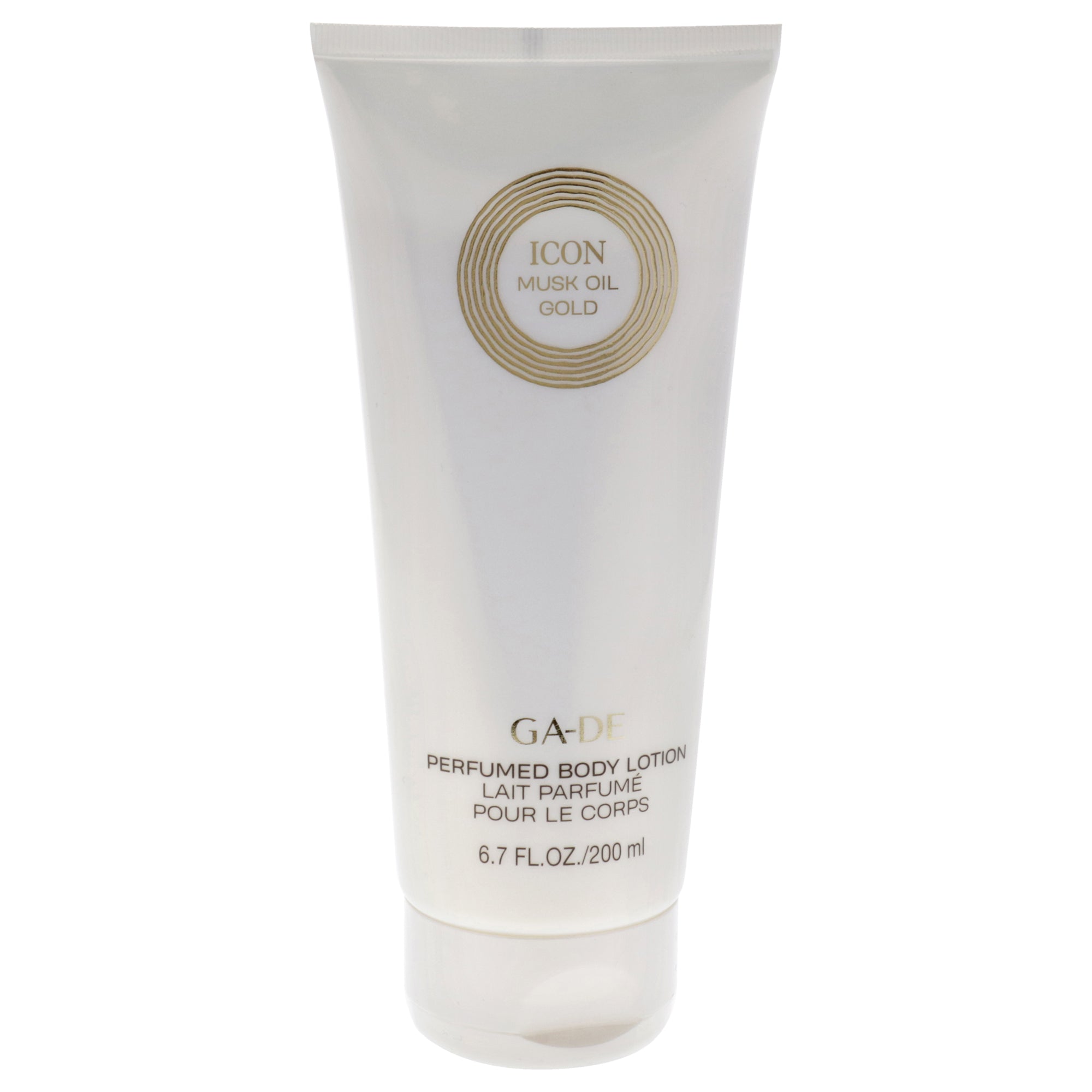 GA-DE Icon Musk Oil Gold Perfumed Body Lotion -Thefragrancemart.com