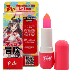 Rude Cosmetics Manga Collection Lip Balm - Watermelon Kiss -Thefragrancemart.com