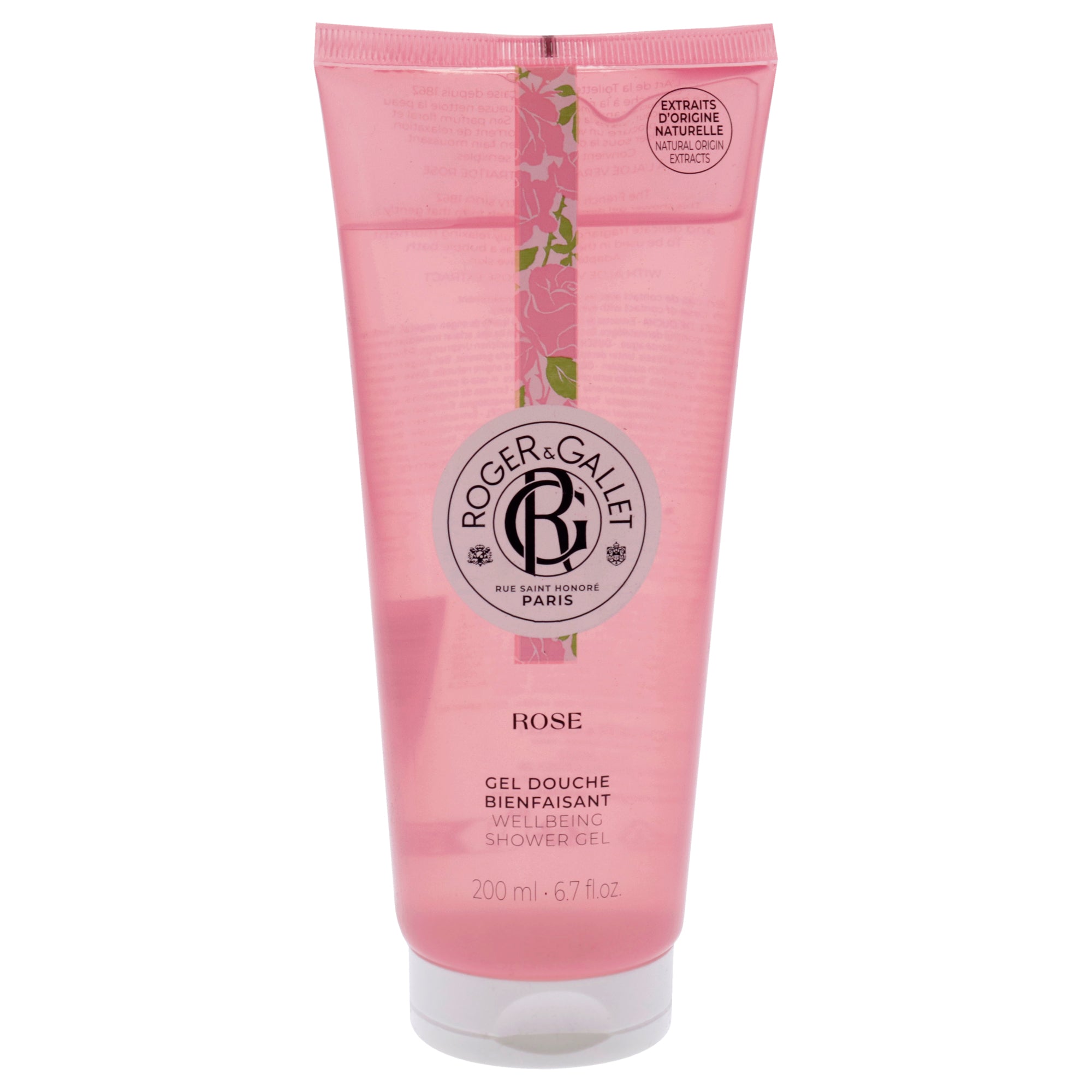 Roger & Gallet Wellbeing Shower Gel - Rose -Thefragrancemart.com
