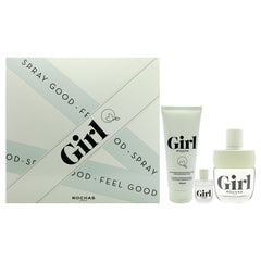 Rochas Girl 3 Pc Gift Set-Thefragrancemart.com