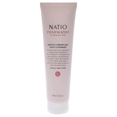 Natio Rosewater Gentle Cream-Gel Face Cleanser -Thefragrancemart.com