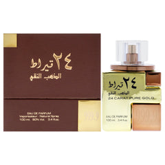 Lattafa 24 Carat Pure Gold Eau De Parfum-Thefragrancemart.com