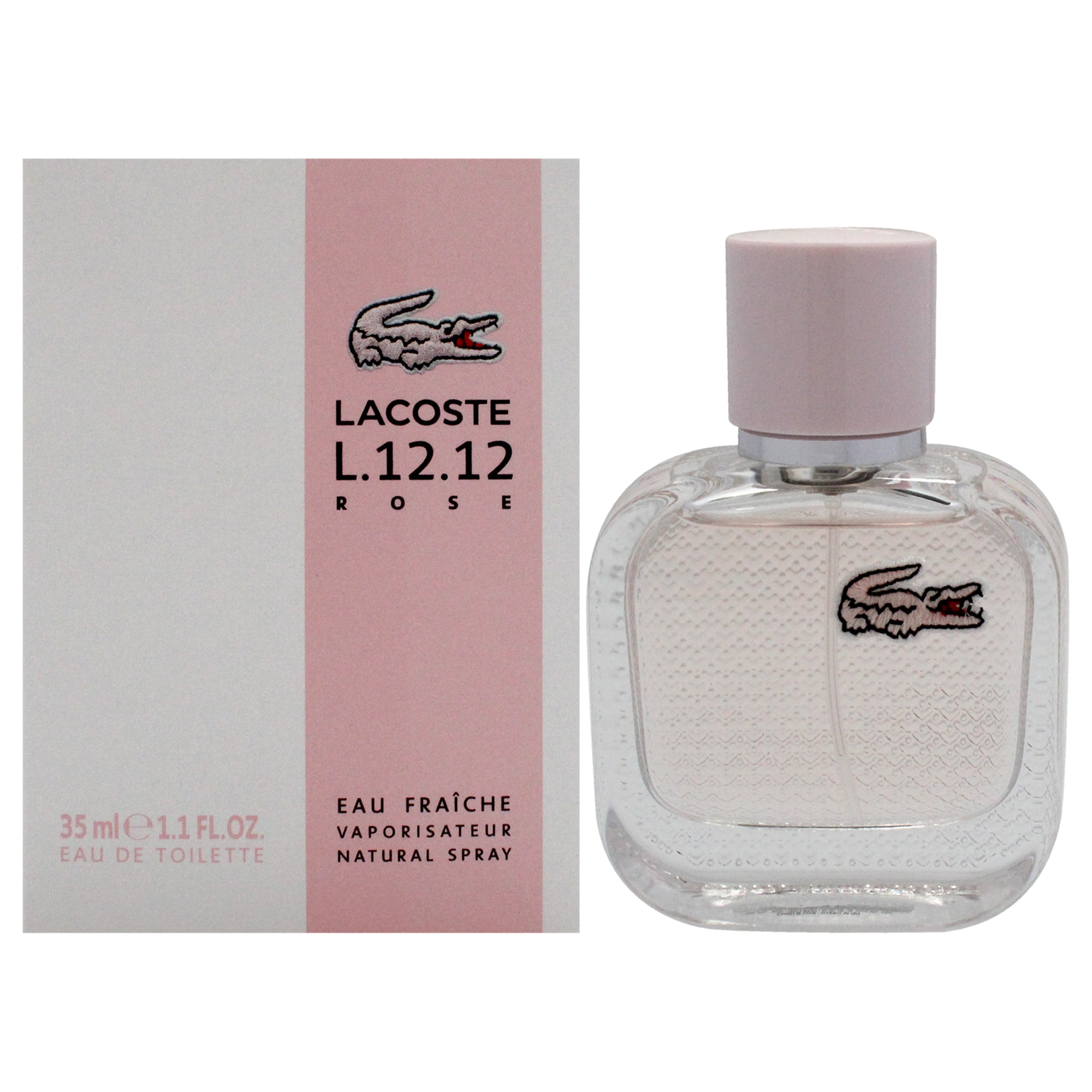 Lacoste Eau De L.12.12 Rose Eau Fraiche Eau De Toilette-Thefragrancemart.com