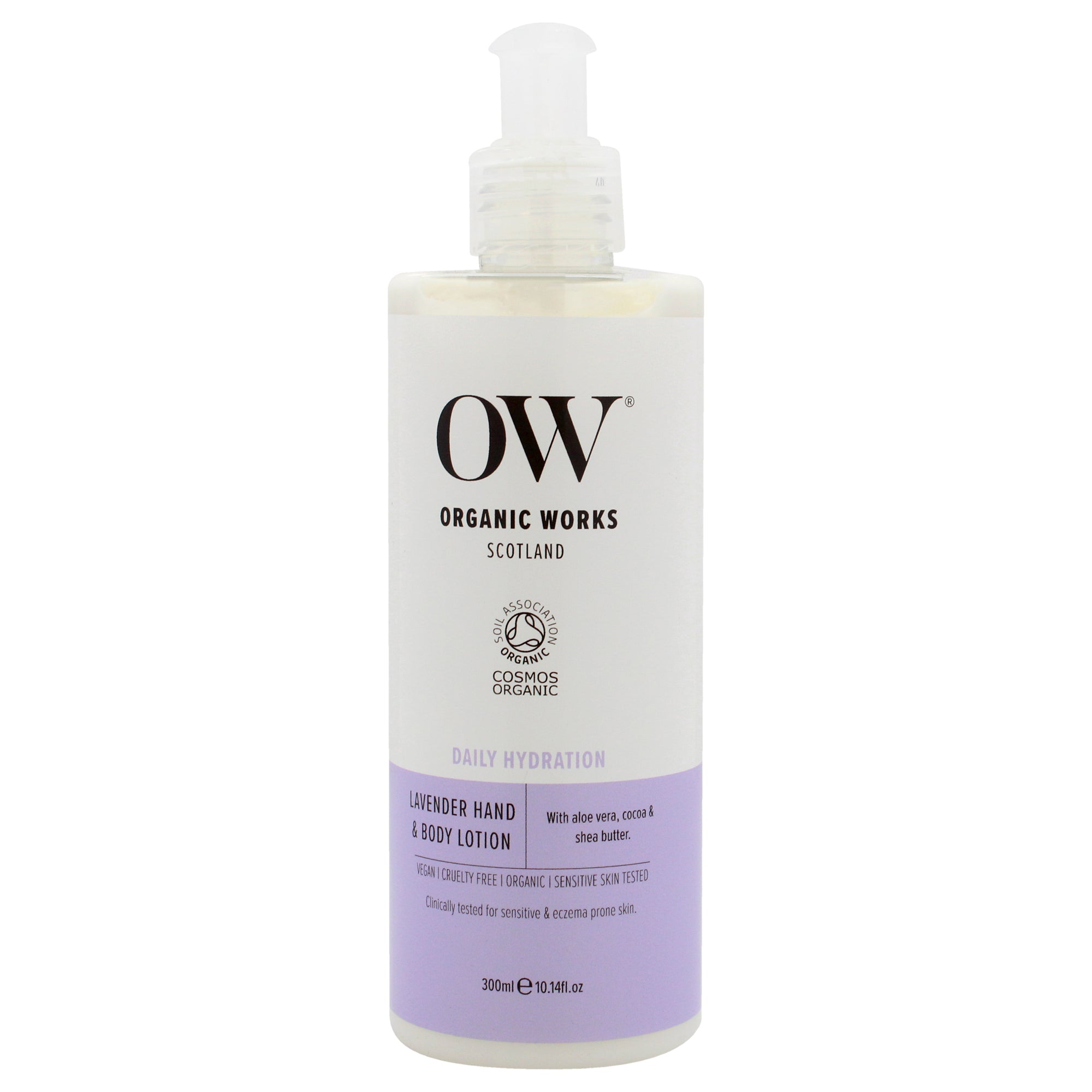 Organic Works Daily Hydration Hand and Body Lotion - Lavender -Thefragrancemart.com